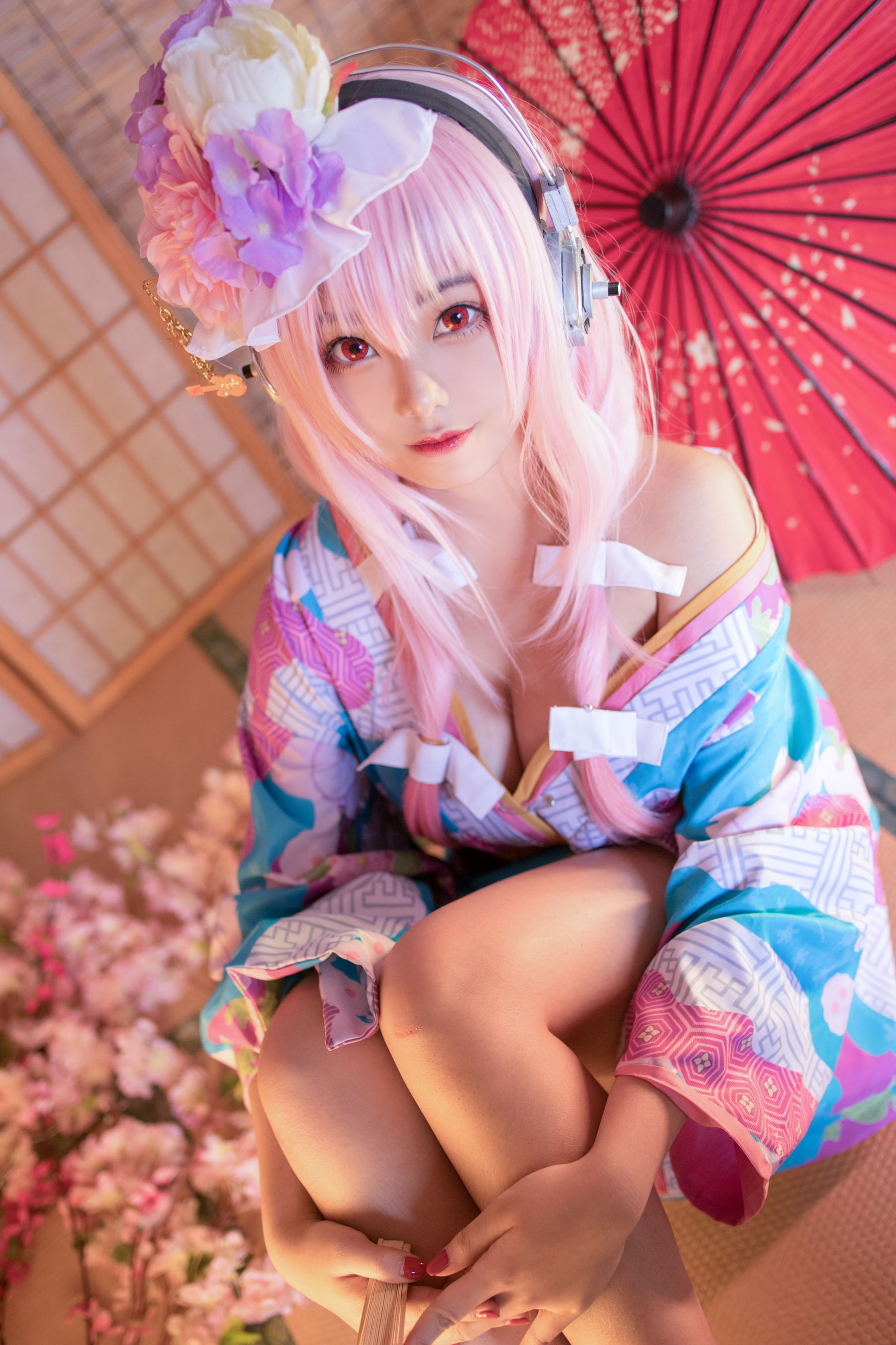 萌系小姐姐蜜汁猫裘 - 索尼子和服-图5