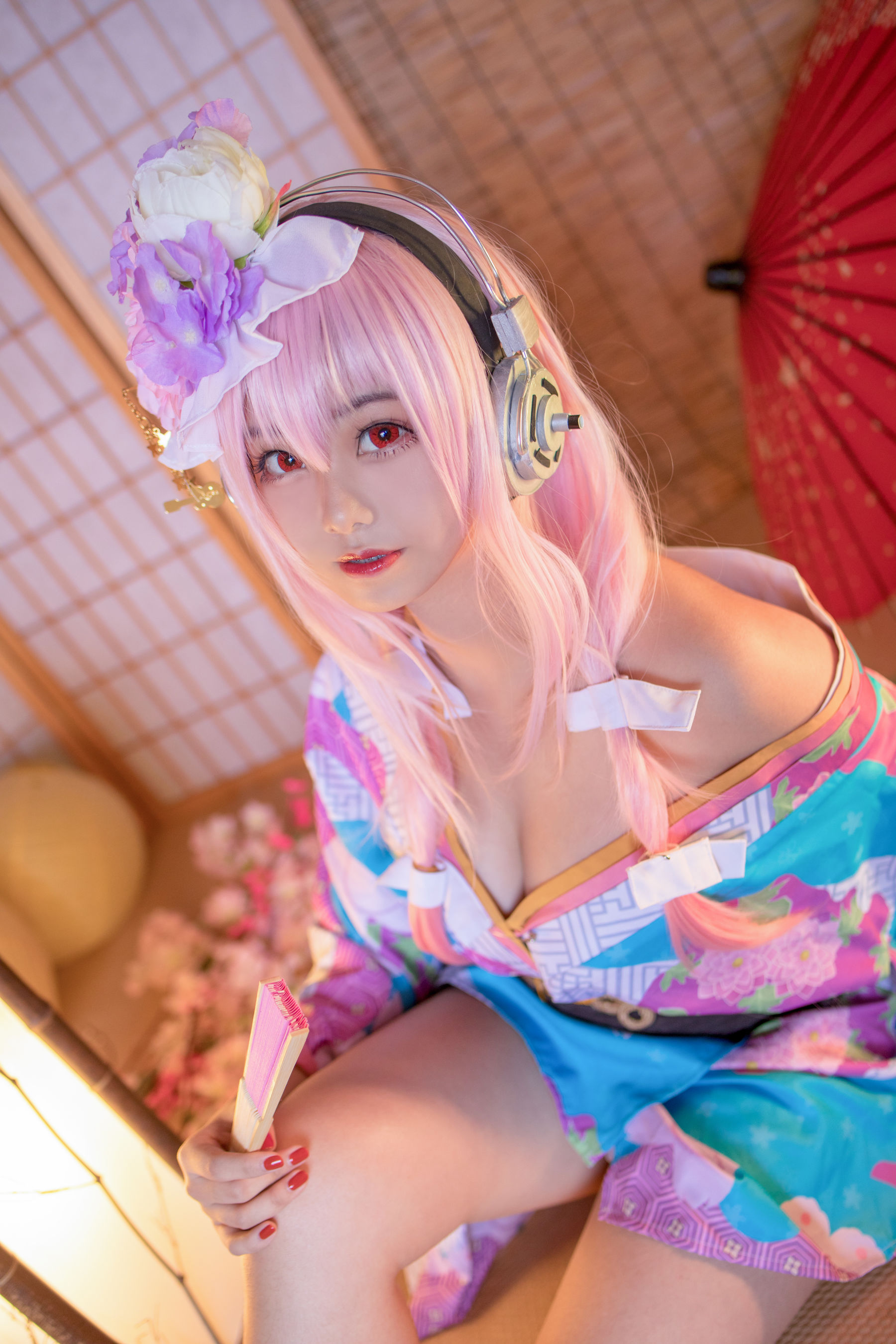 萌系小姐姐蜜汁猫裘 - 索尼子和服-图6