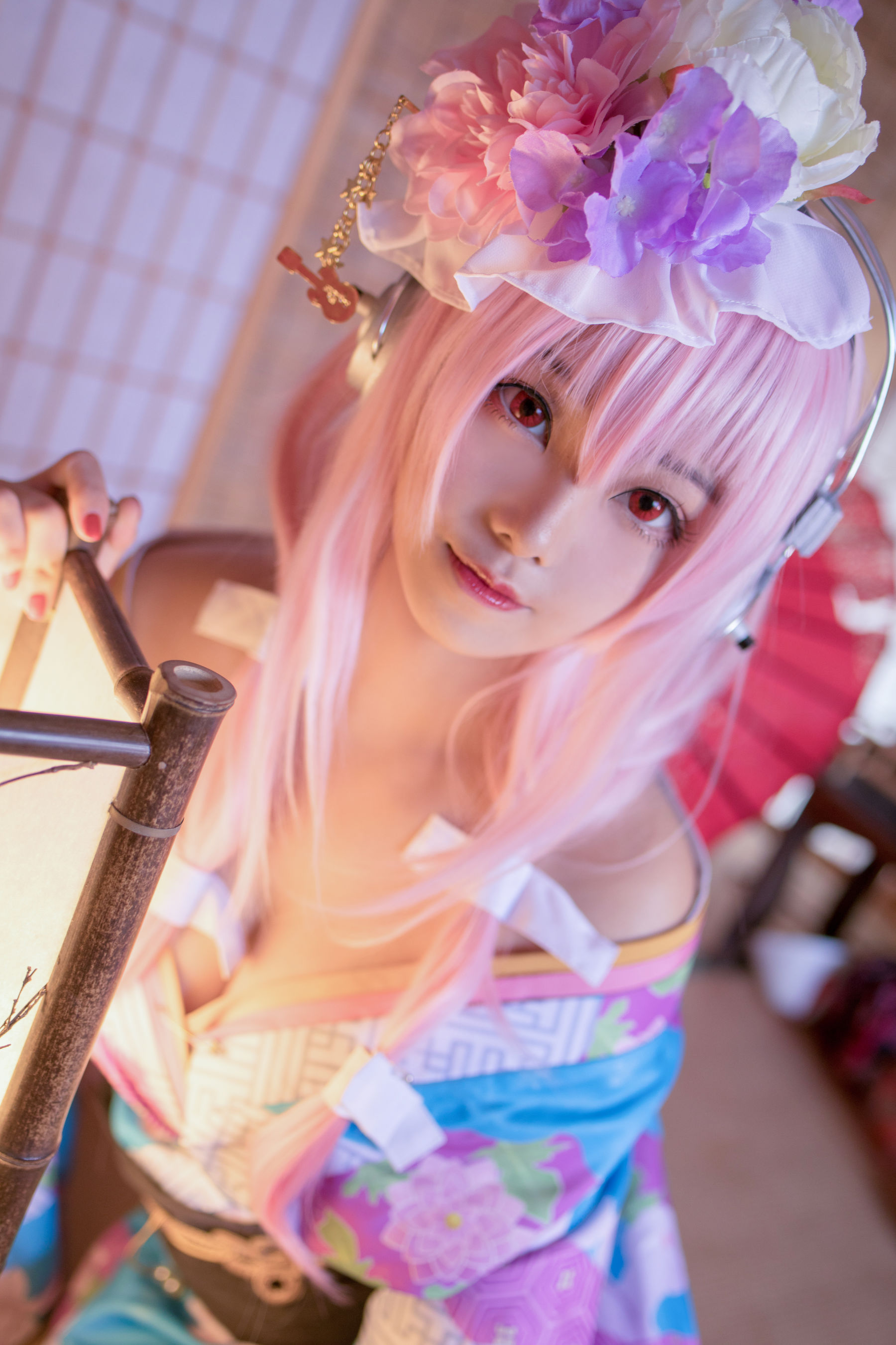 萌系小姐姐蜜汁猫裘 - 索尼子和服-图7