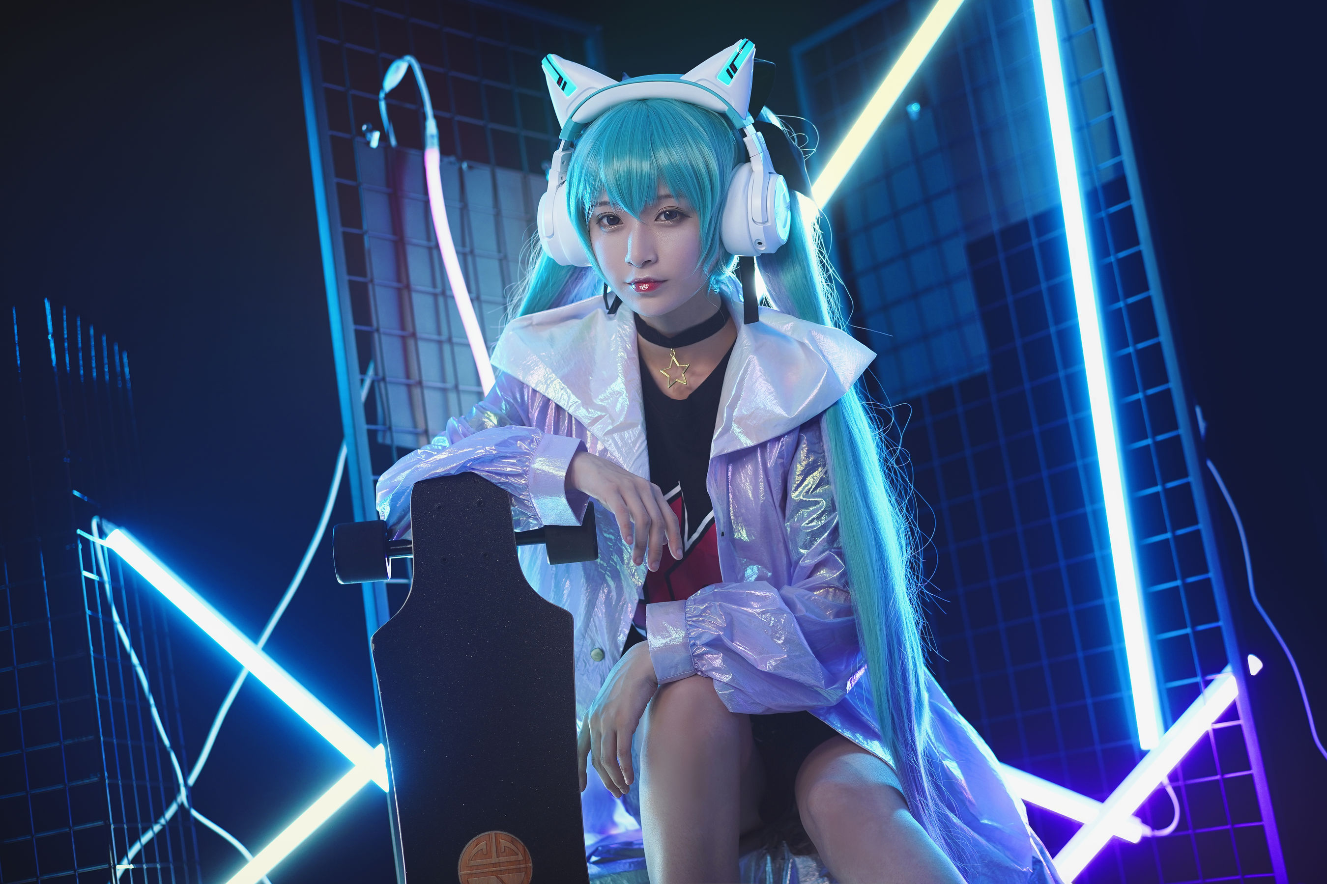 动漫博主铁板烧鬼舞w - 妖舞耳机miku-图0