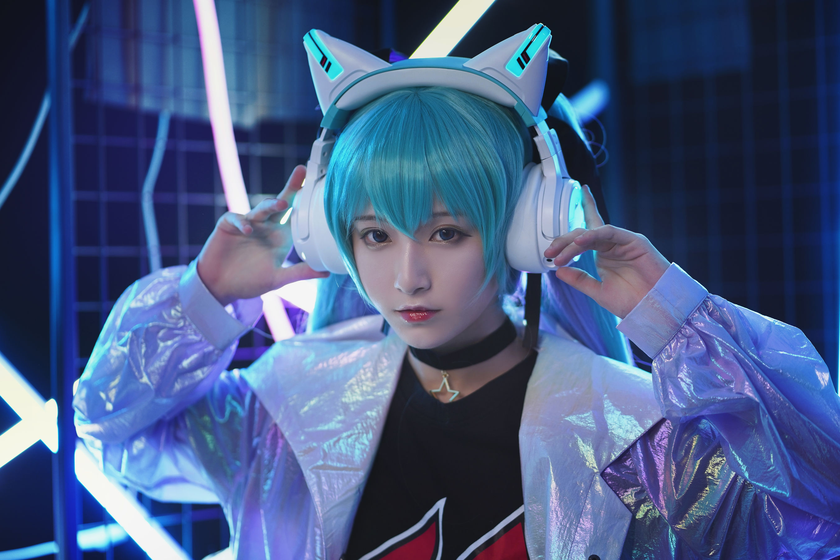 动漫博主铁板烧鬼舞w - 妖舞耳机miku-图10