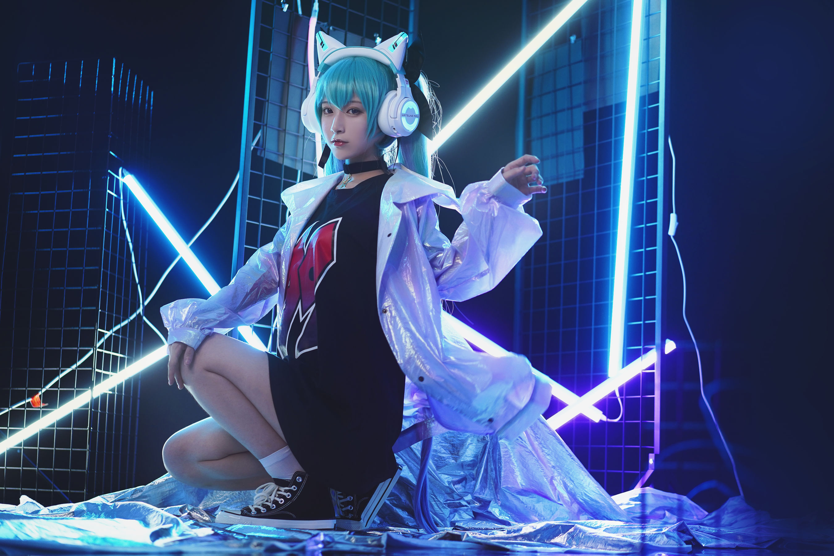 动漫博主铁板烧鬼舞w - 妖舞耳机miku-图14