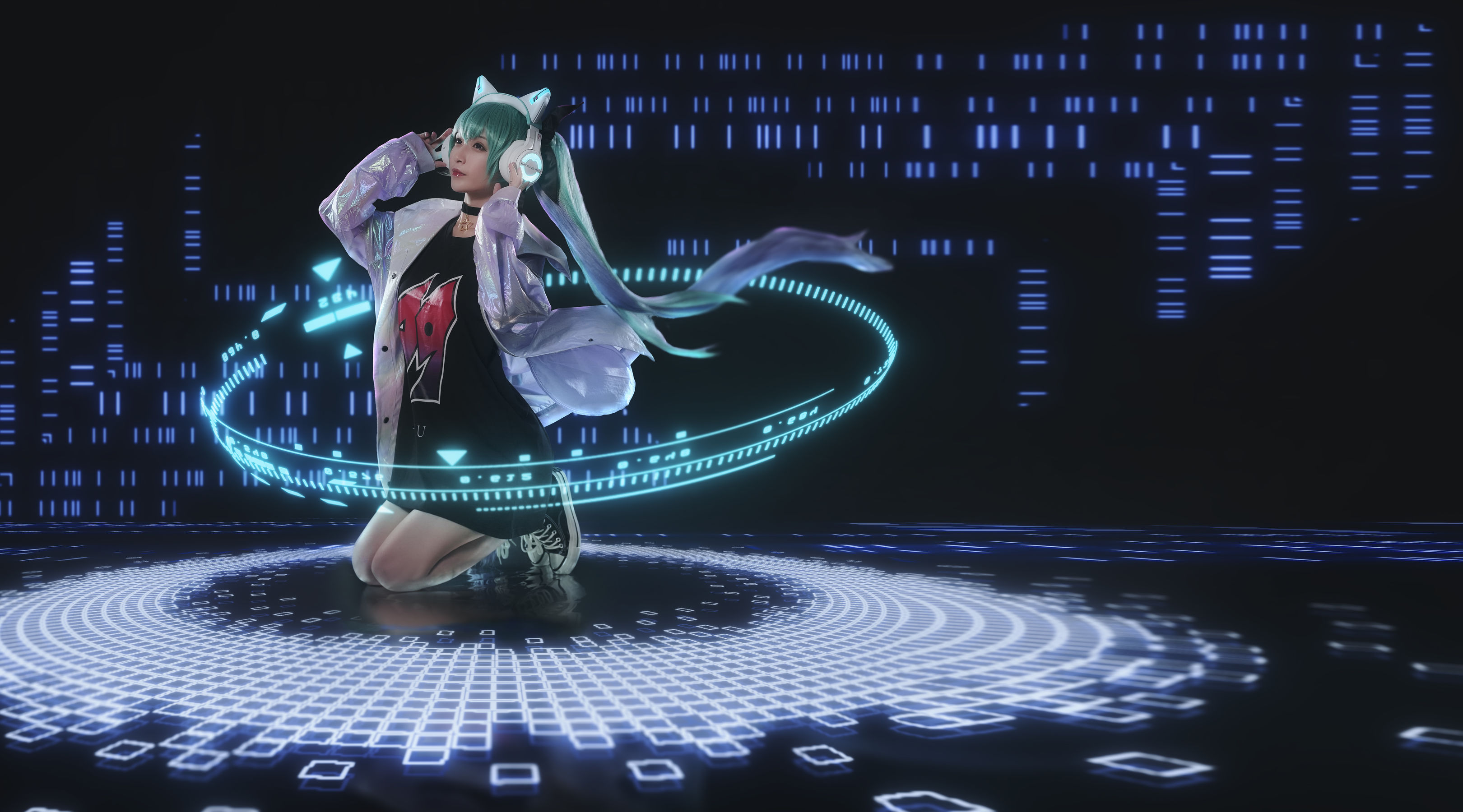 动漫博主铁板烧鬼舞w - 妖舞耳机miku-图16