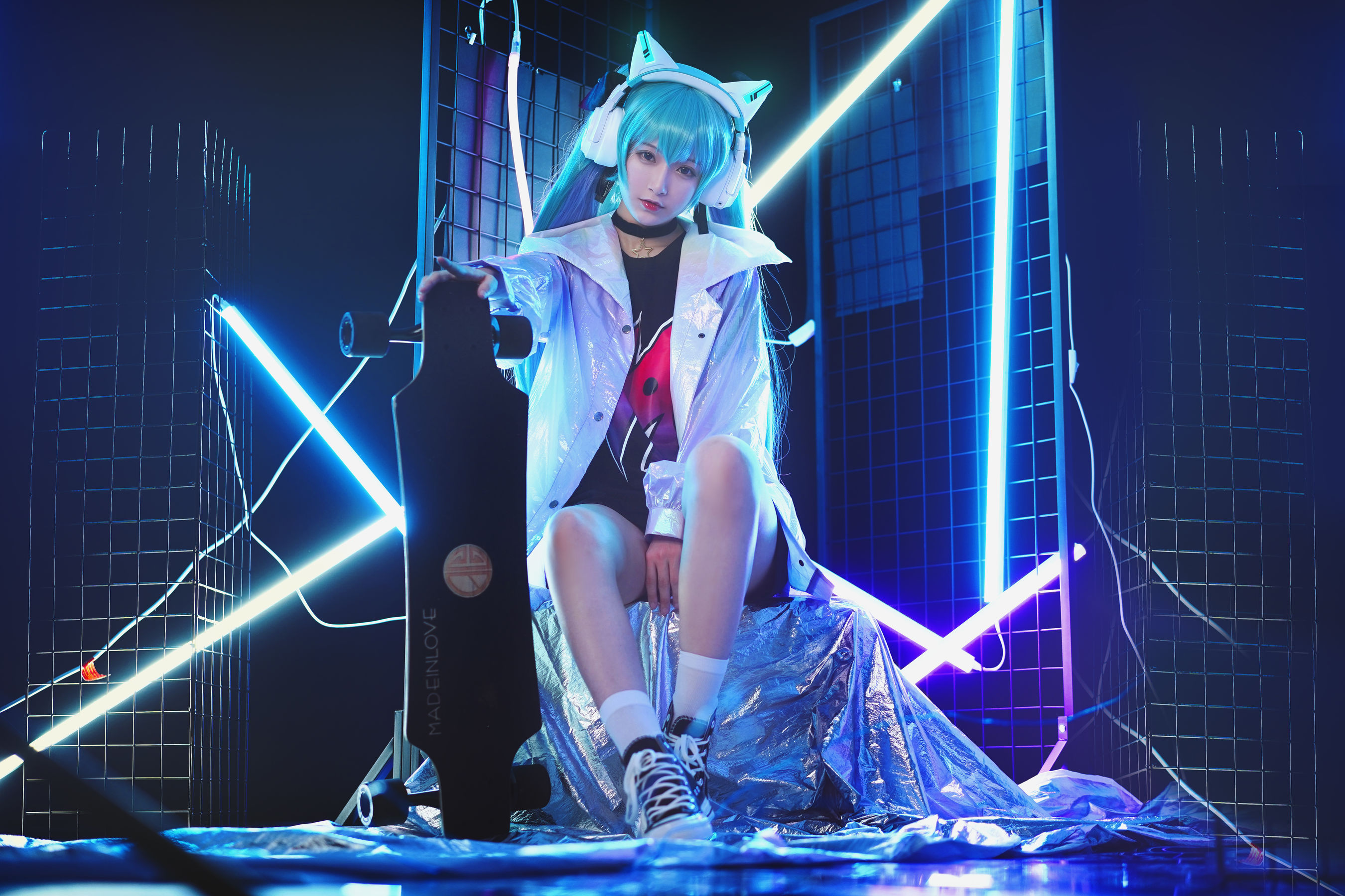 动漫博主铁板烧鬼舞w - 妖舞耳机miku-图2