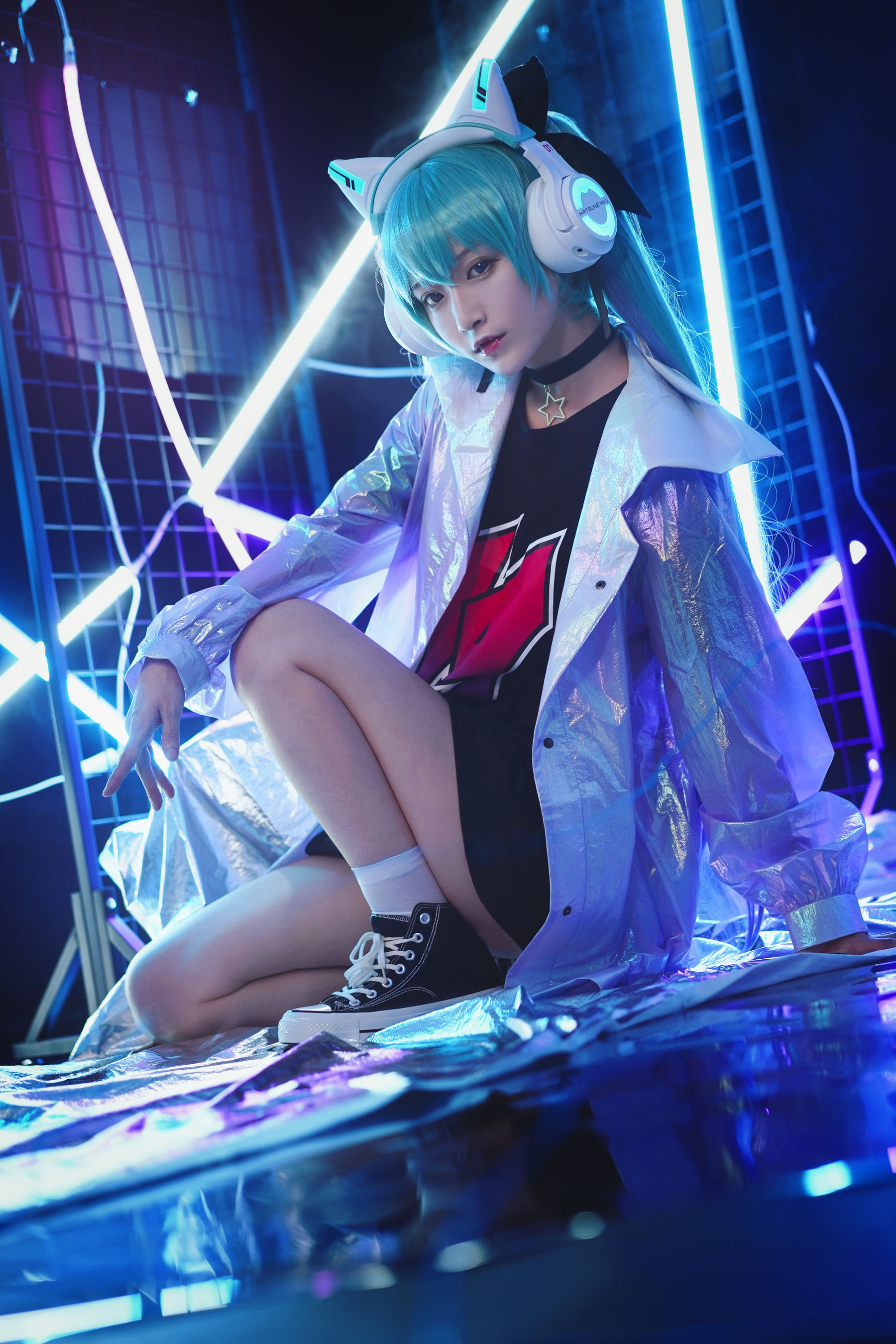 动漫博主铁板烧鬼舞w - 妖舞耳机miku-图6