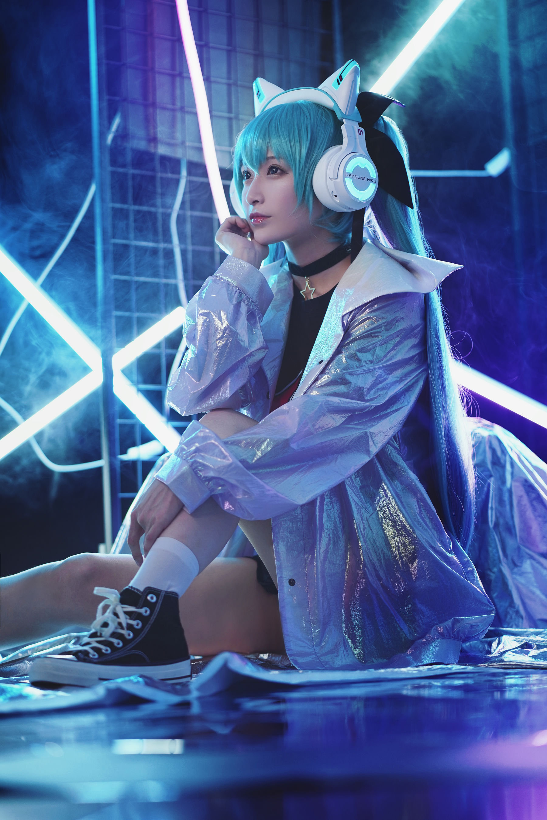 动漫博主铁板烧鬼舞w - 妖舞耳机miku-图7
