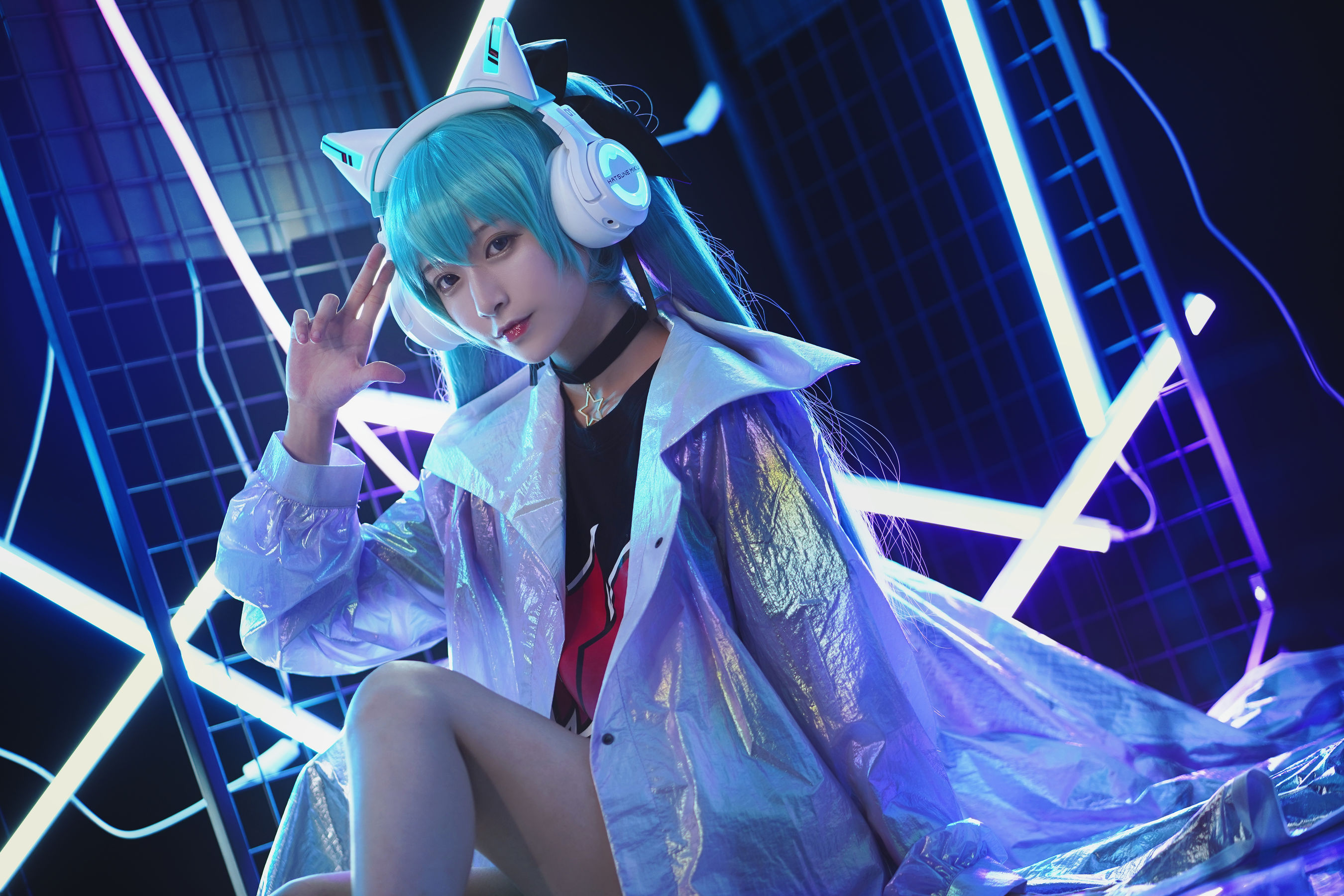 动漫博主铁板烧鬼舞w - 妖舞耳机miku-图8