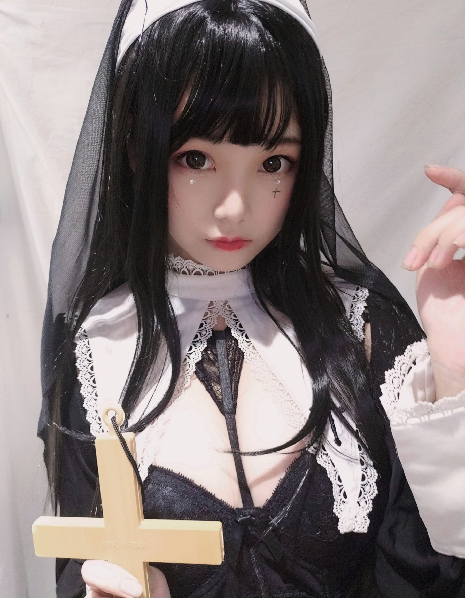 萌系小姐姐蜜汁猫裘 - 修女-图0