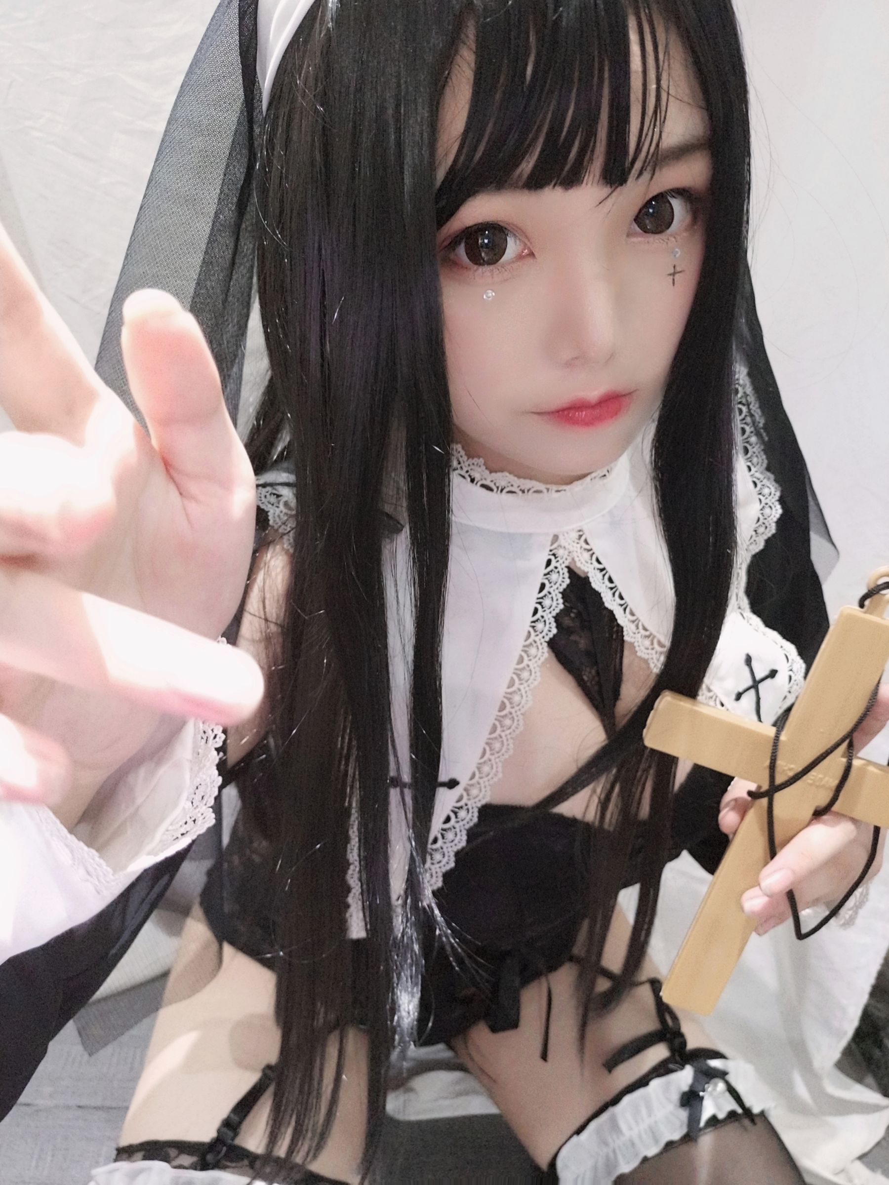 萌系小姐姐蜜汁猫裘 - 修女-图9
