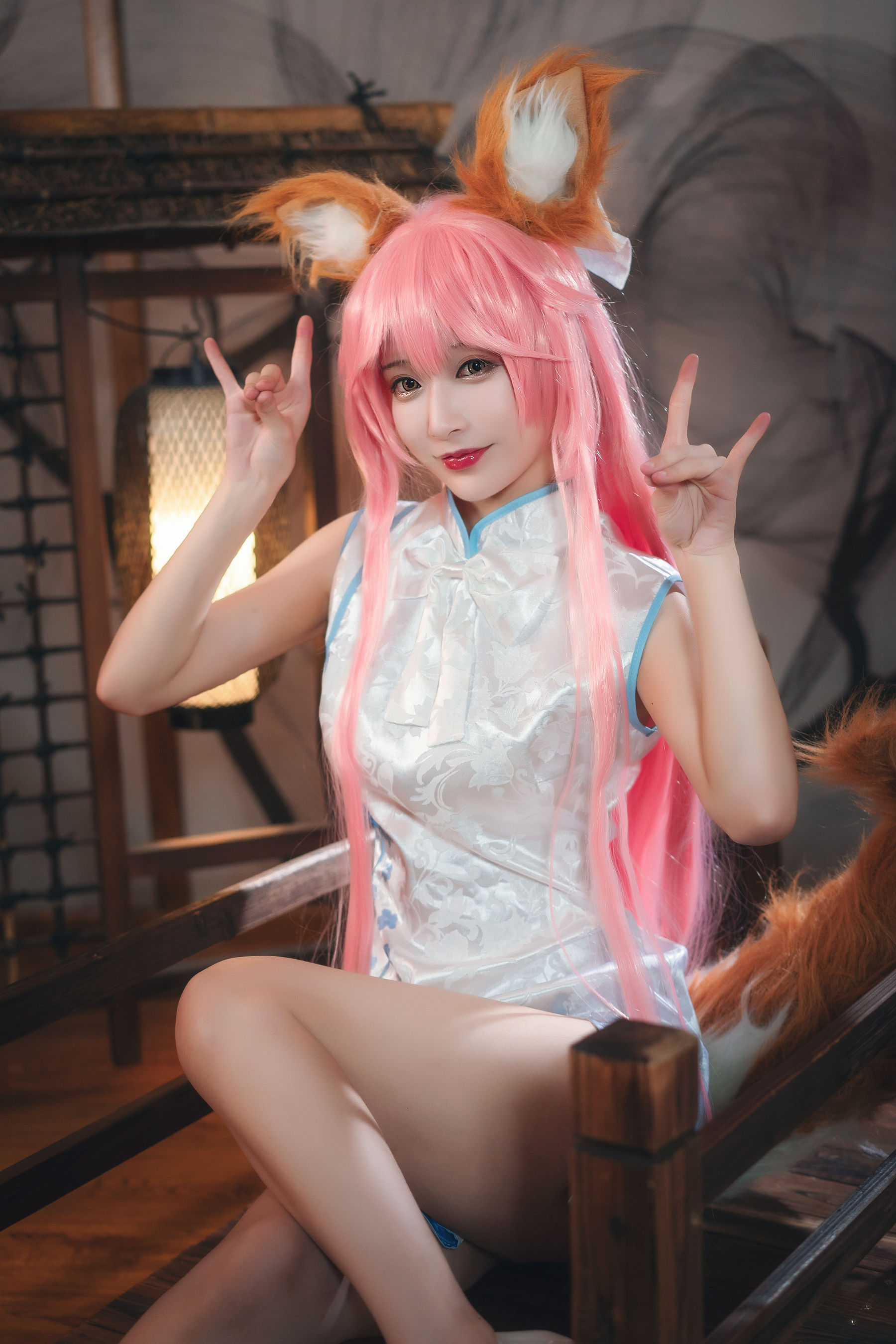 动漫博主w百合欧皇子w - 小玉 旗袍-图13