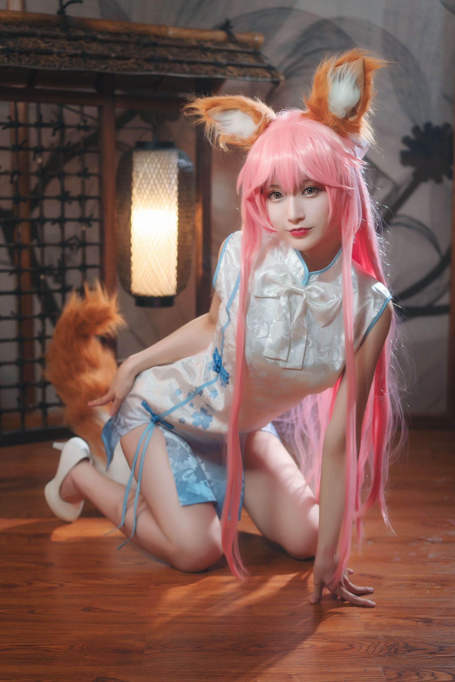 动漫博主w百合欧皇子w - 小玉 旗袍-图1
