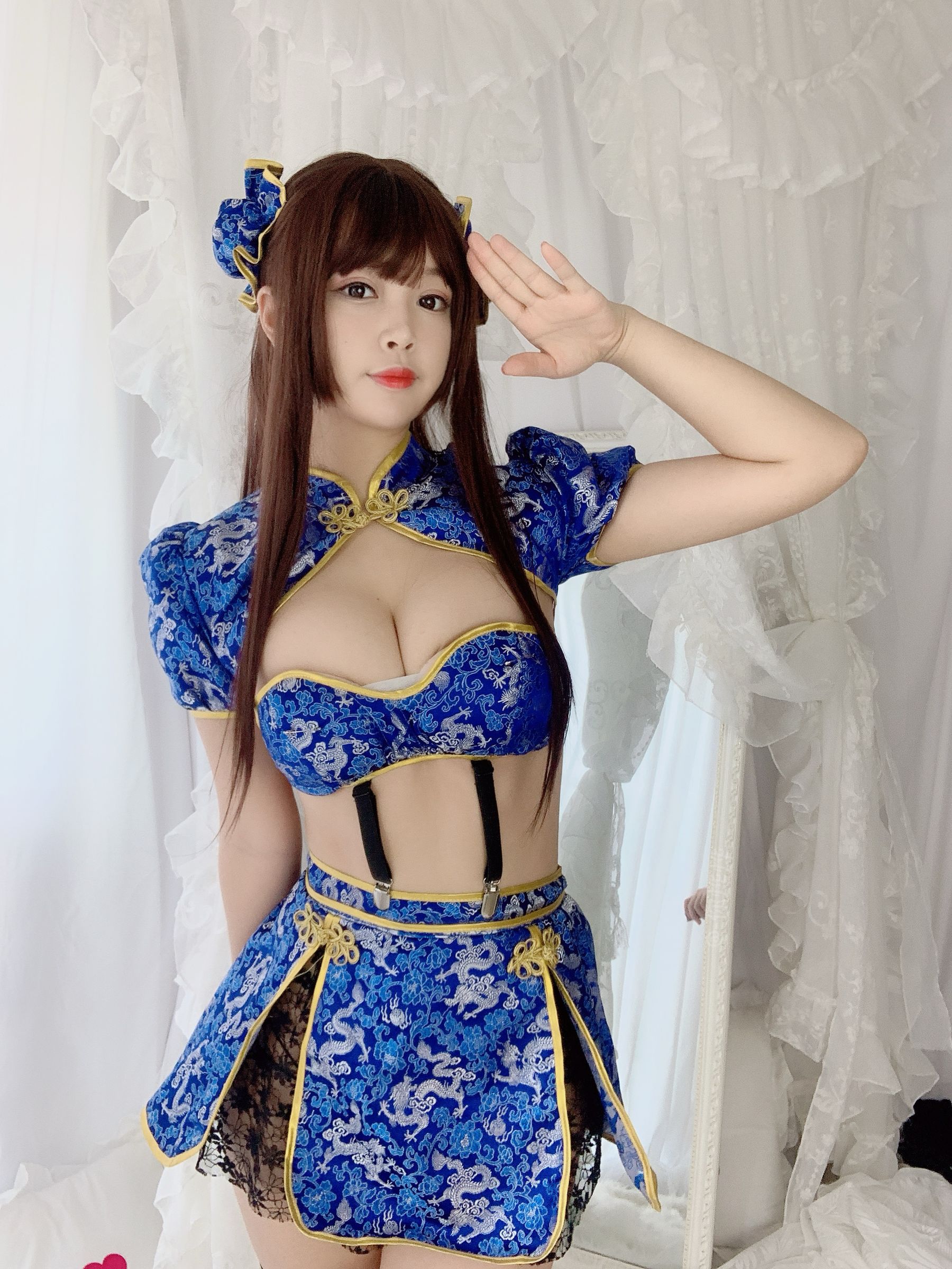 萌系小姐姐-白烨- - 功夫旗袍-图12