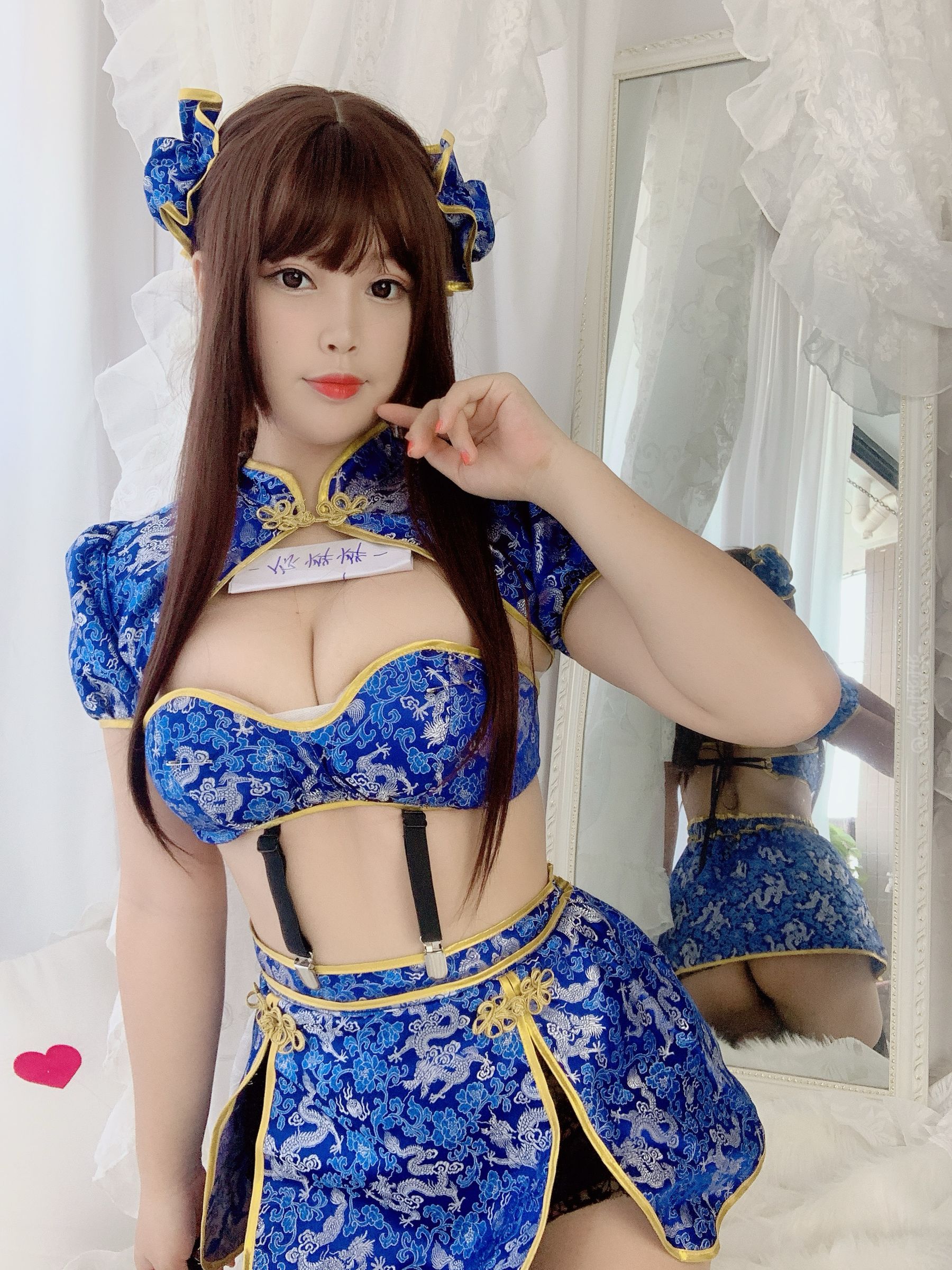 萌系小姐姐-白烨- - 功夫旗袍-图4