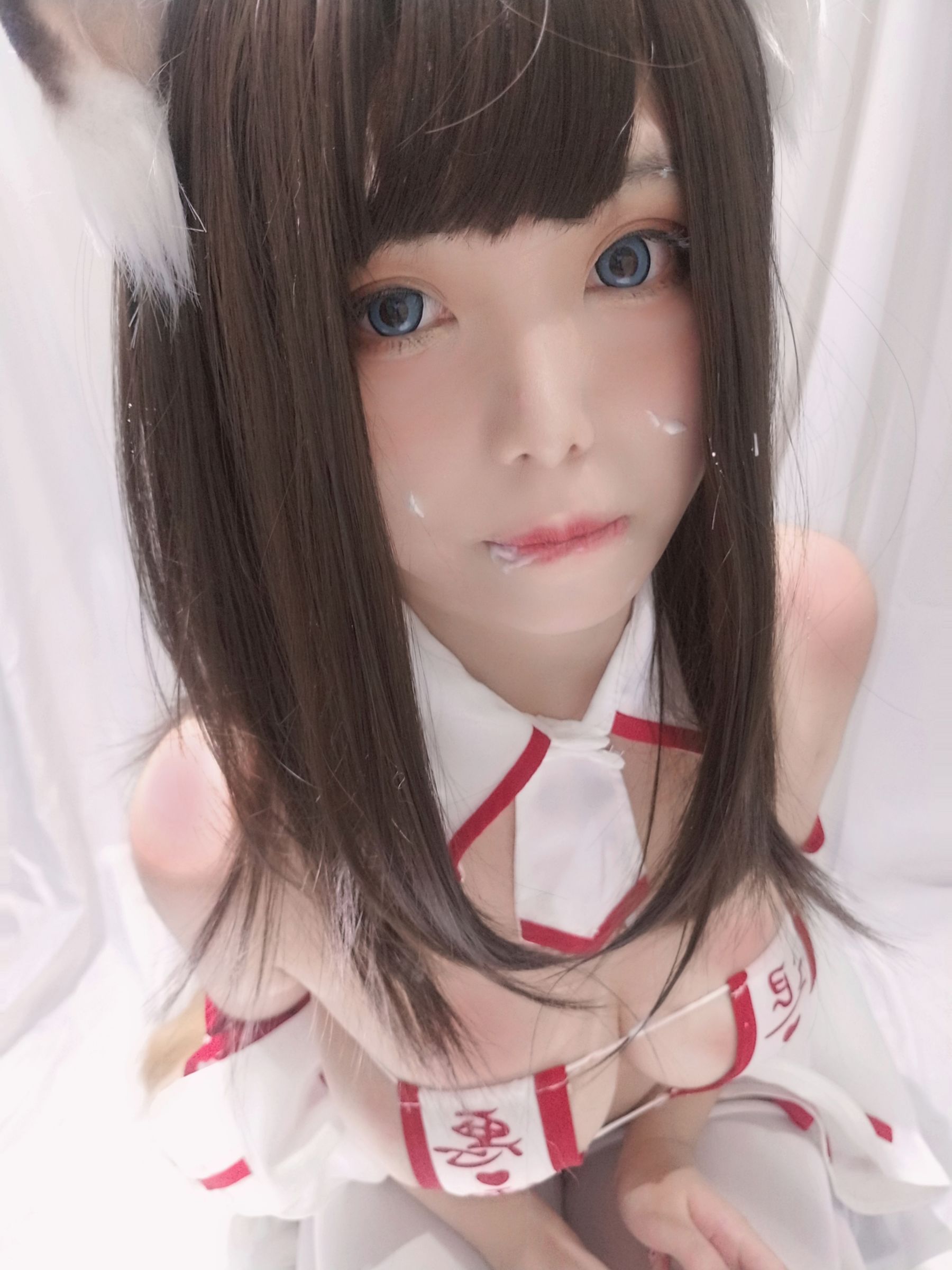 萌系小姐姐蜜汁猫裘 - 巫女小狐狸-图9