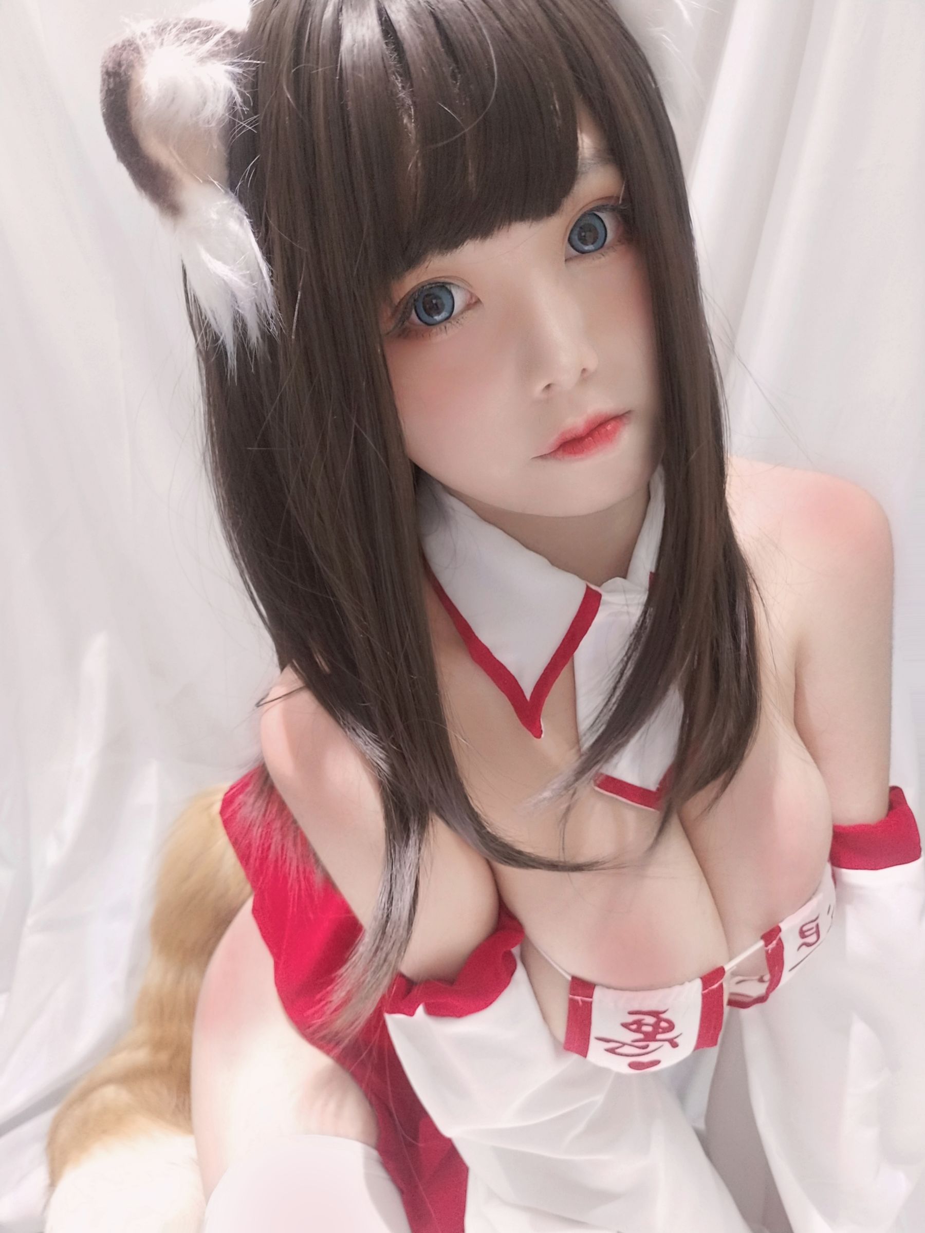 萌系小姐姐蜜汁猫裘 - 巫女小狐狸-图17