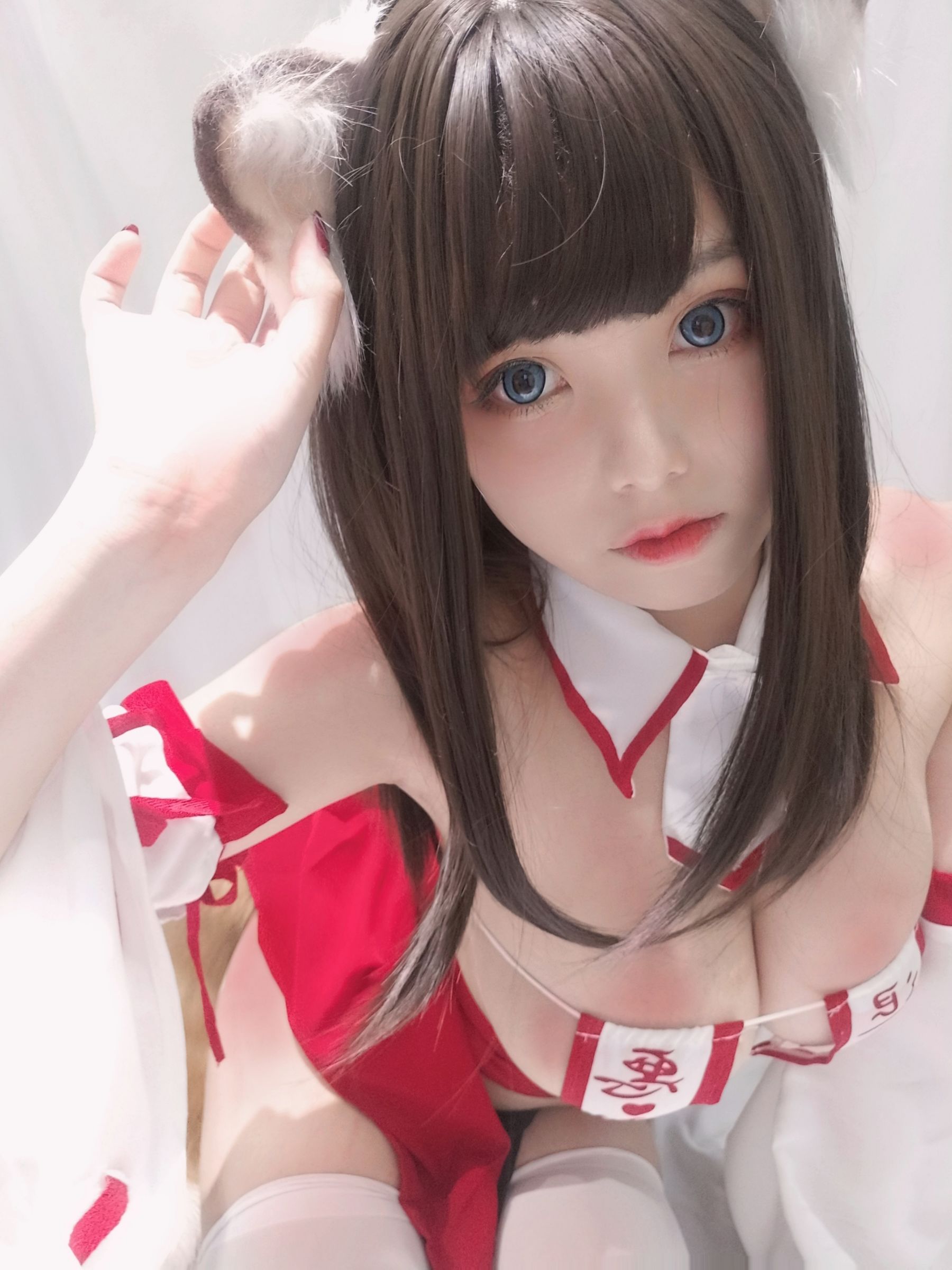 萌系小姐姐蜜汁猫裘 - 巫女小狐狸-图18
