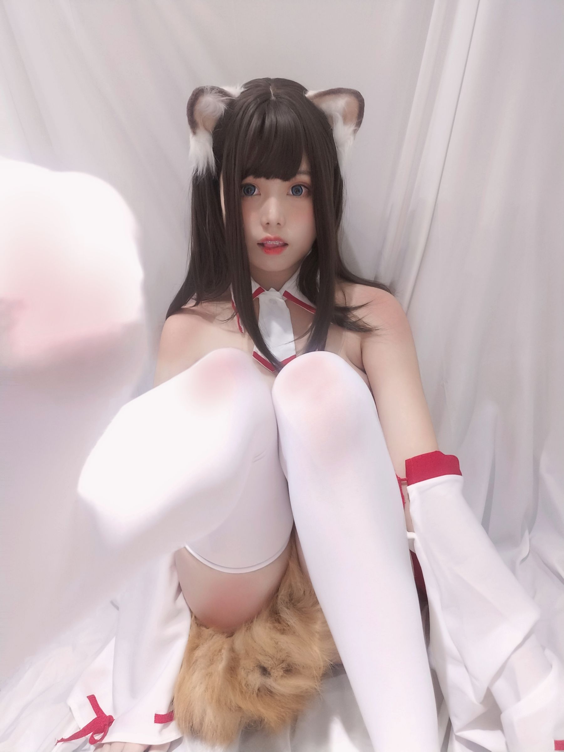 萌系小姐姐蜜汁猫裘 - 巫女小狐狸-图20