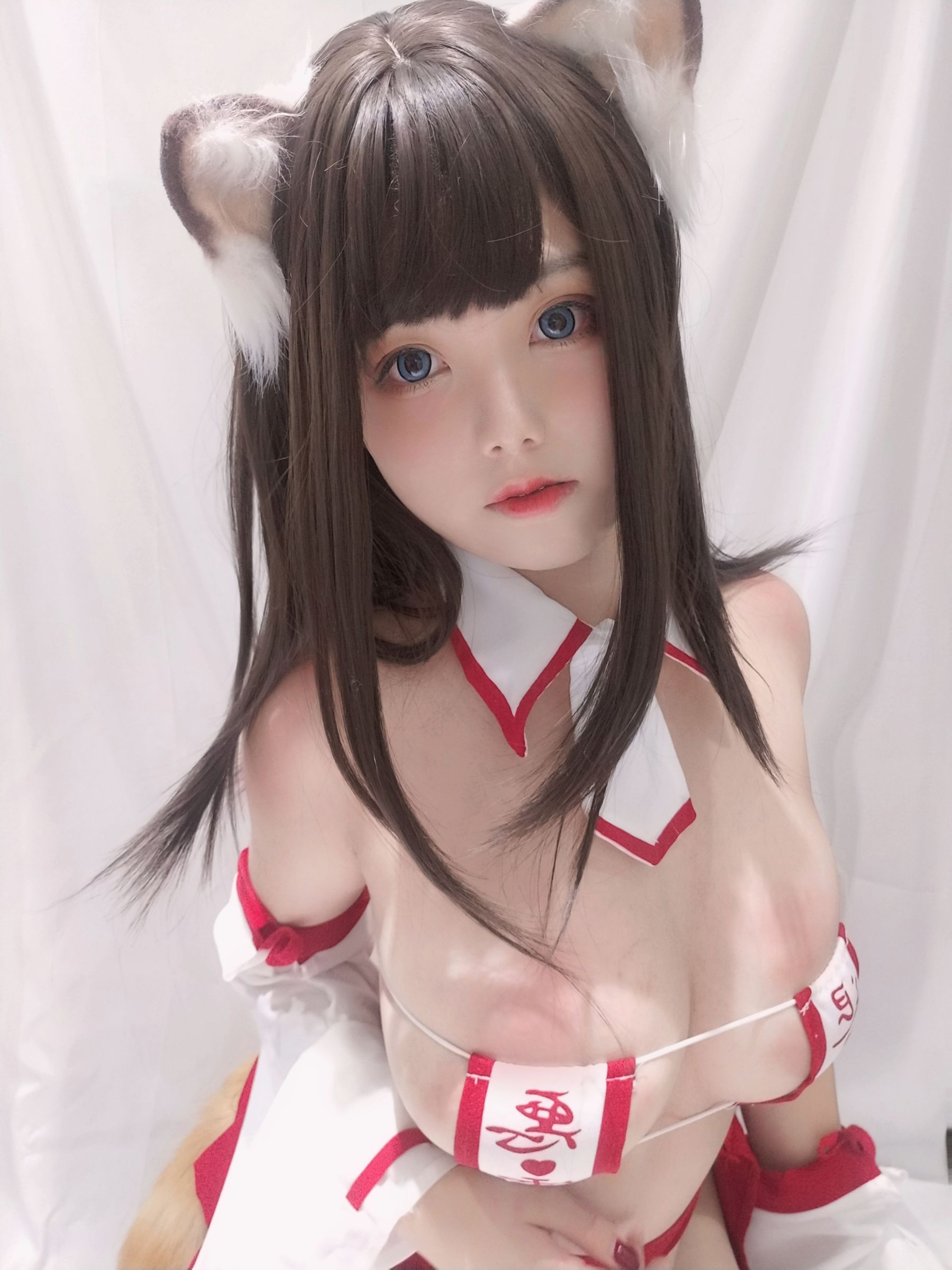 萌系小姐姐蜜汁猫裘 - 巫女小狐狸-图21