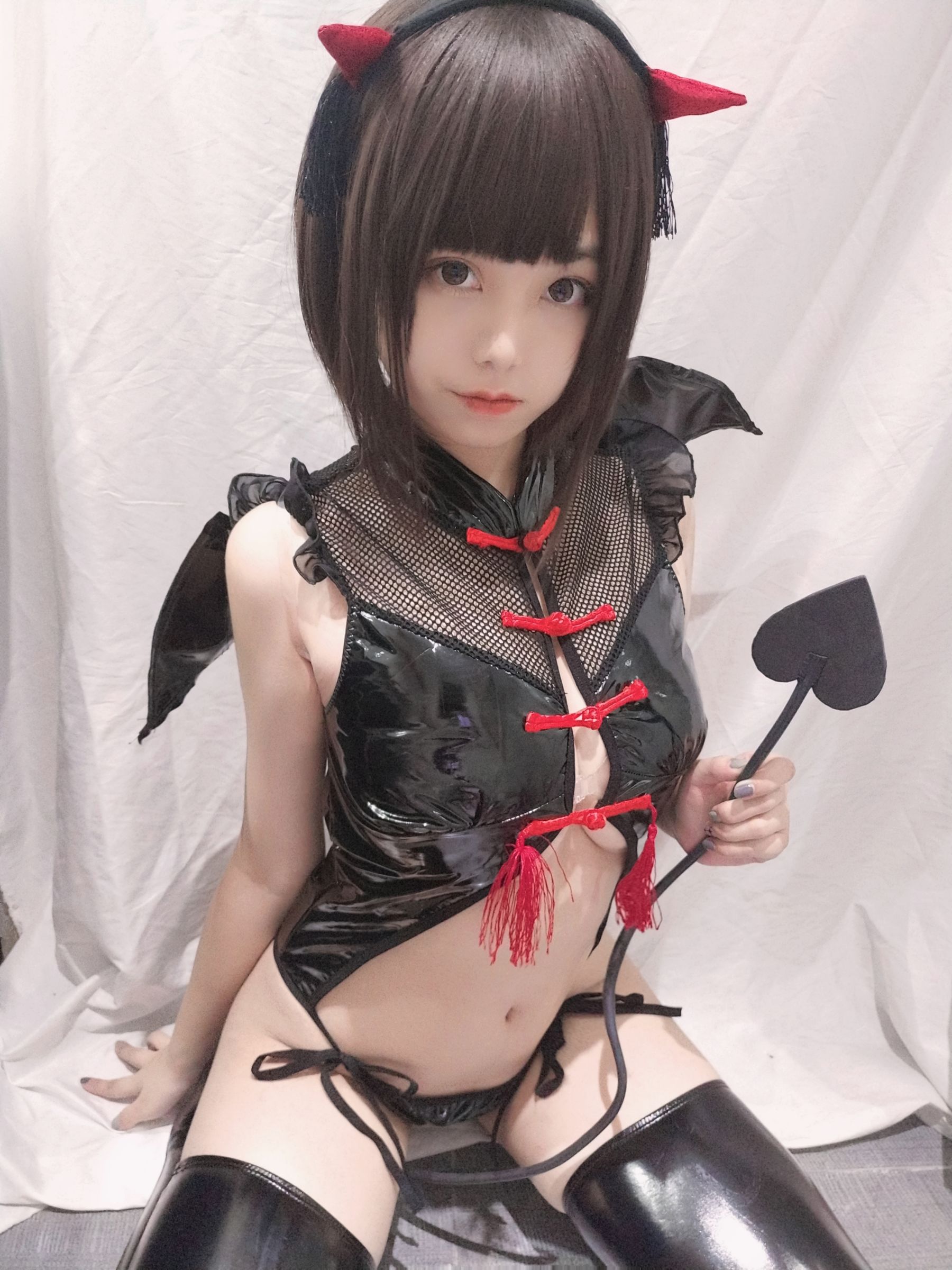 萌系小姐姐蜜汁猫裘 - 小恶魔自拍-图9