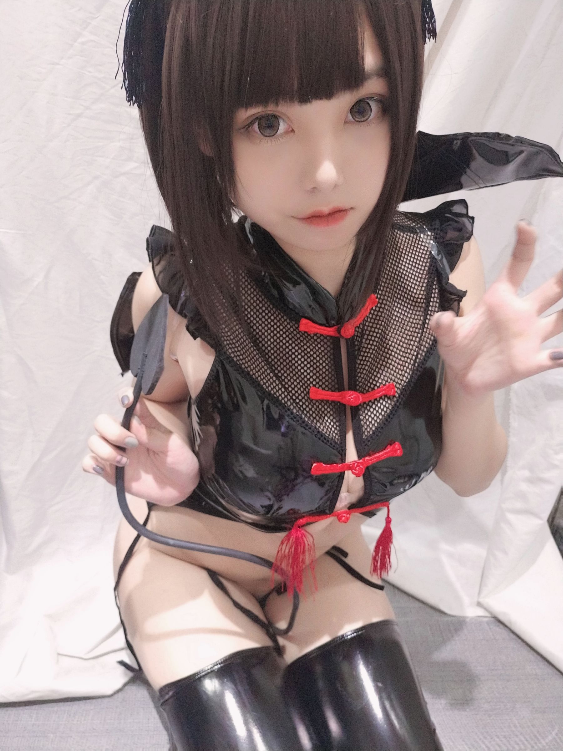 萌系小姐姐蜜汁猫裘 - 小恶魔自拍-图24
