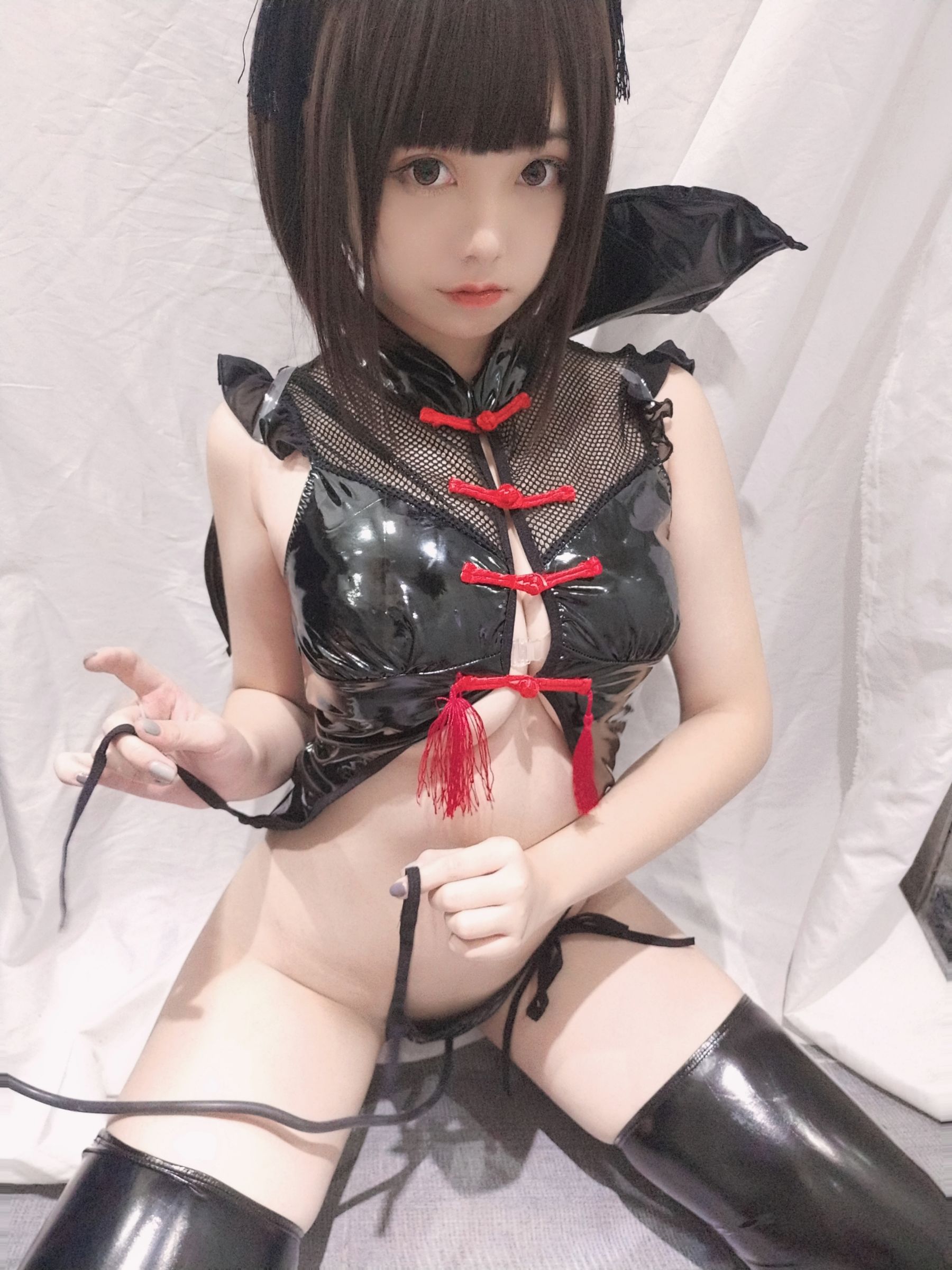 萌系小姐姐蜜汁猫裘 - 小恶魔自拍-图25