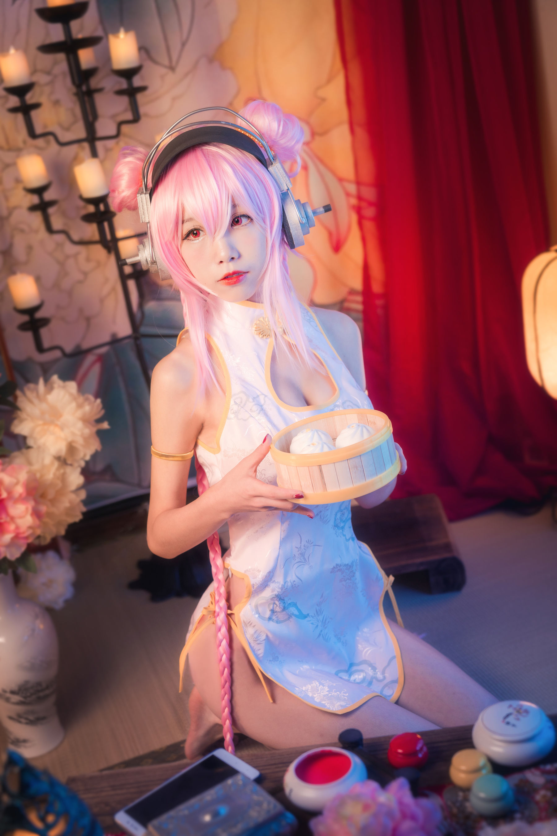 动漫博主水淼aqua - 索尼子 旗袍-图4