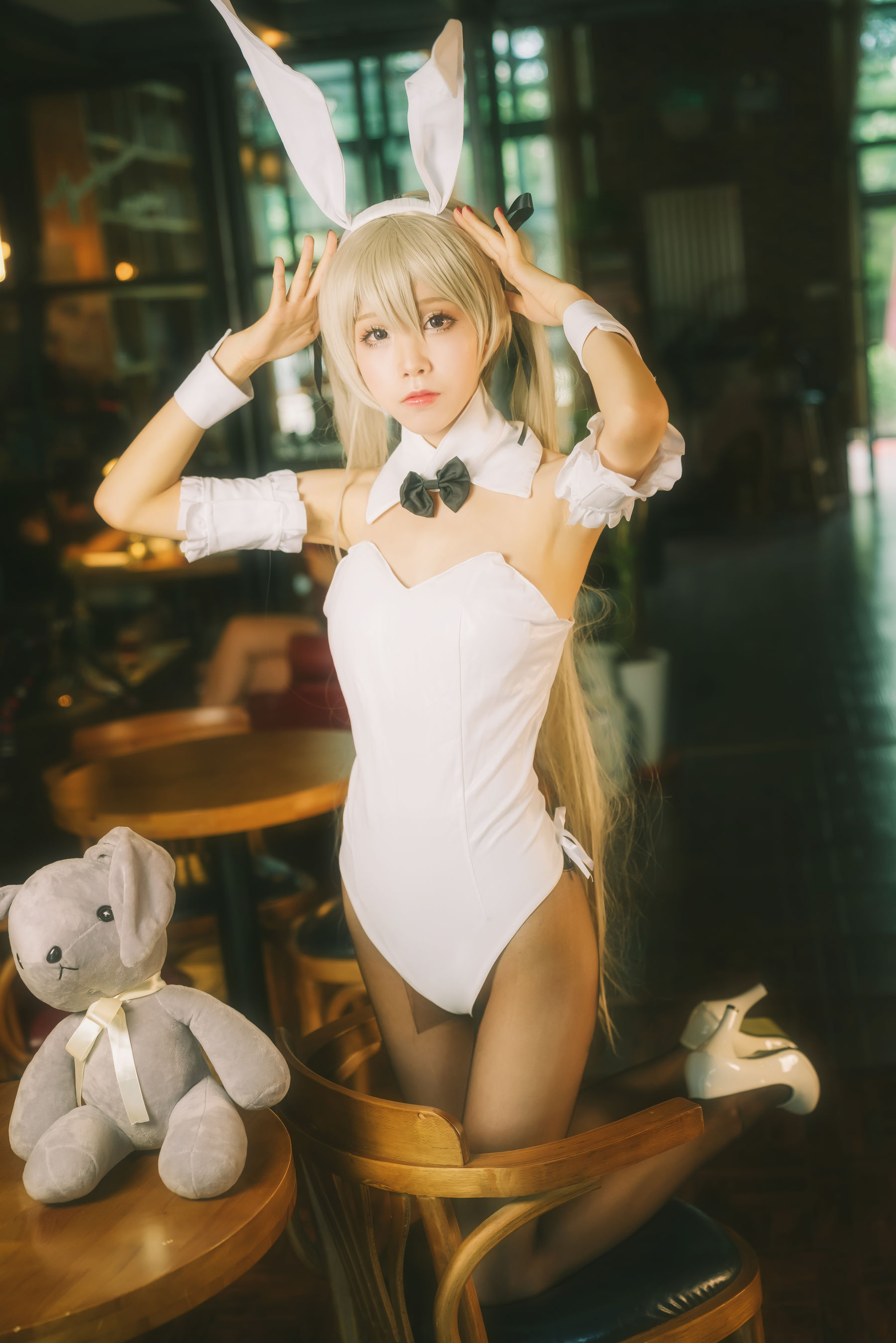 动漫博主水淼aqua - 穹妹兔女郎-图7