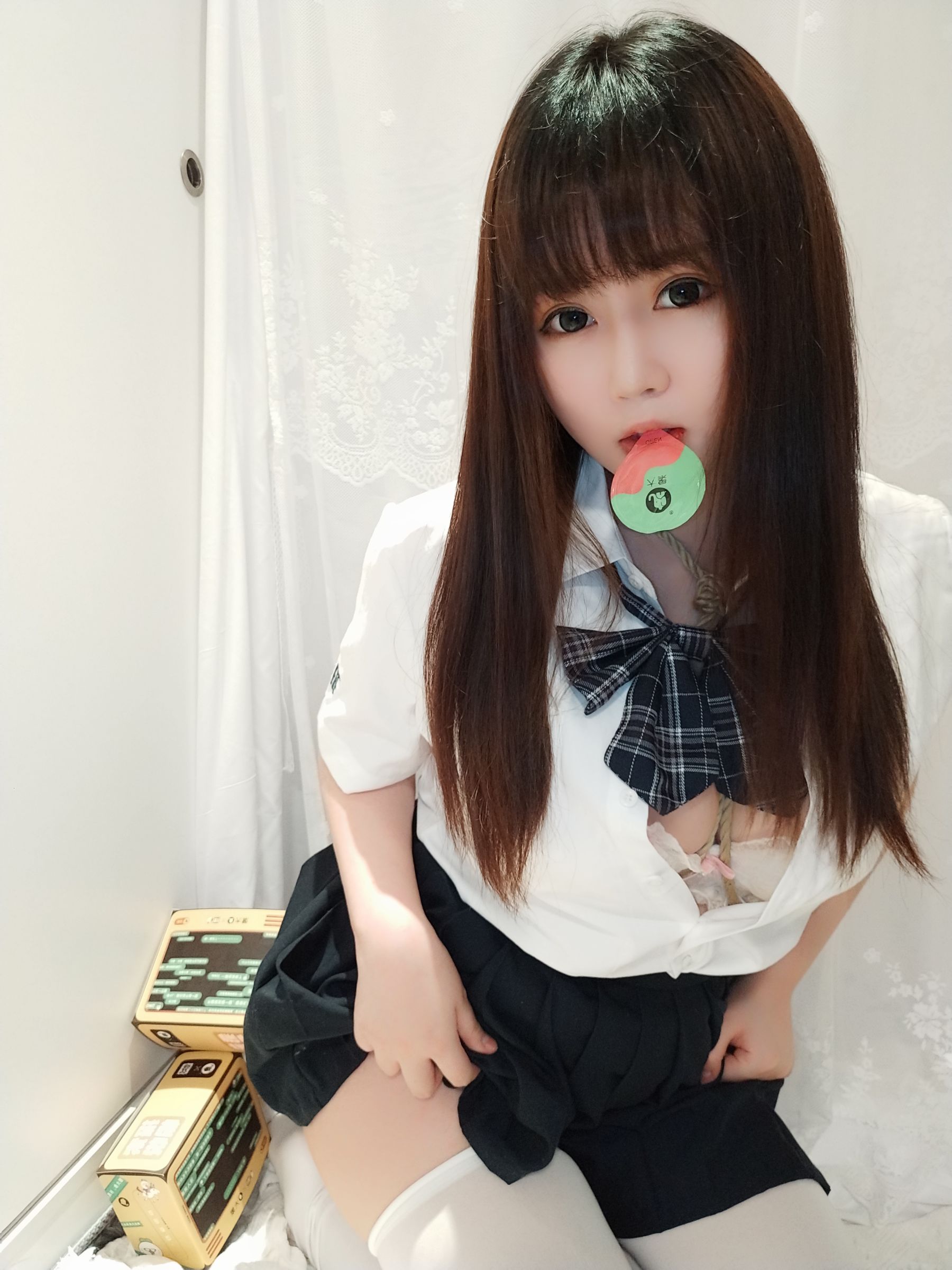 蜜桃少女是依酱呀 - JK捆绑-图10