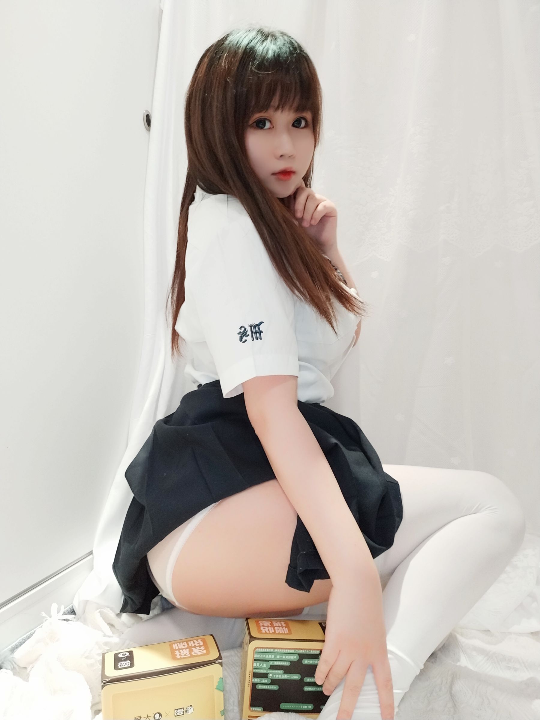 蜜桃少女是依酱呀 - JK捆绑-图13