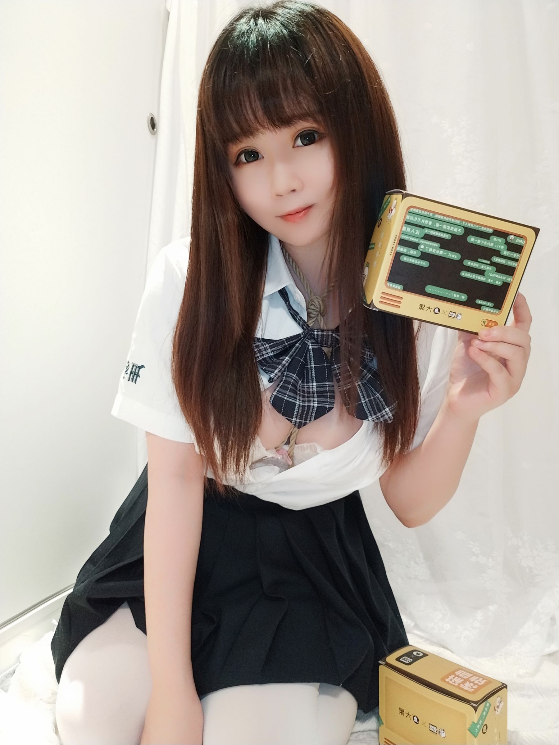 蜜桃少女是依酱呀 - JK捆绑-图14