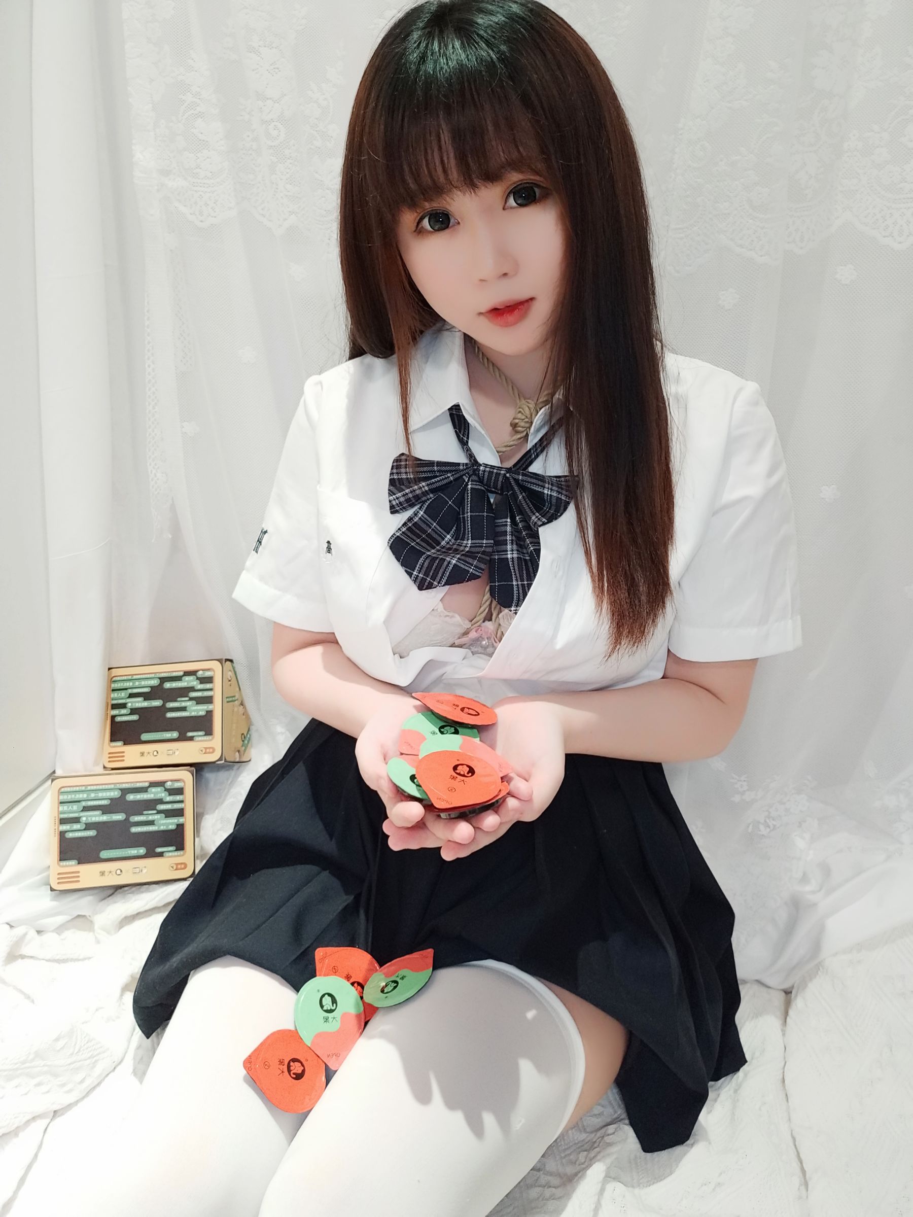 蜜桃少女是依酱呀 - JK捆绑-图5