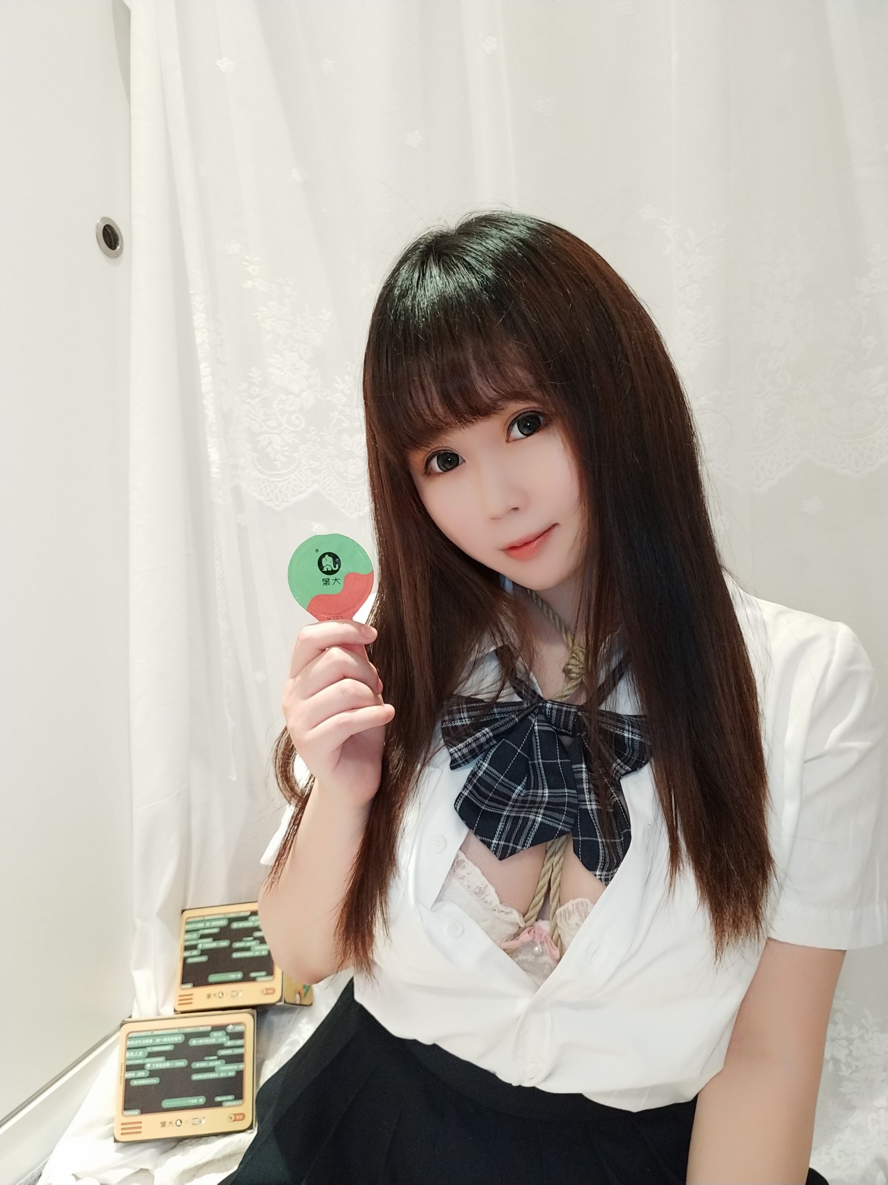 蜜桃少女是依酱呀 - JK捆绑-图8
