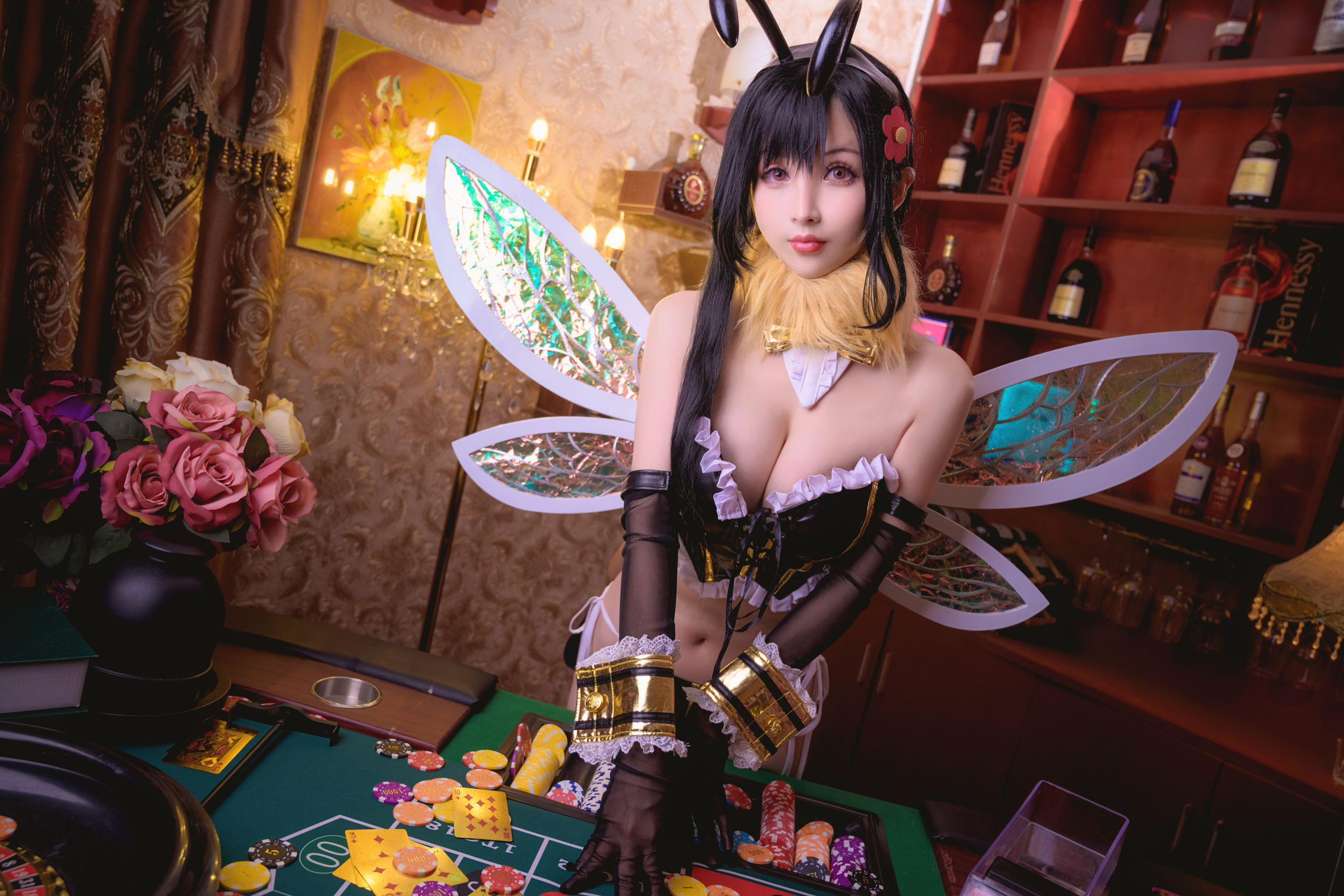 COS福利rioko凉凉子 - 蒂法little bee-图19