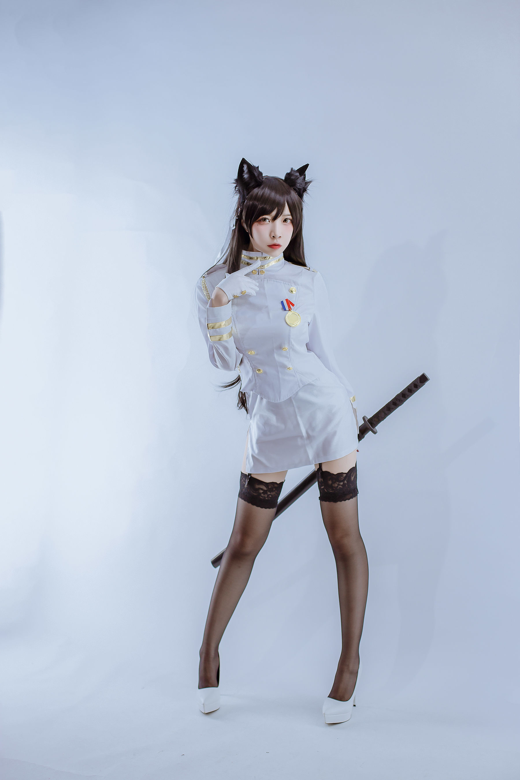 人气Coser二佐Nisa - 犬之眷之碧蓝爱宕 军装-图4