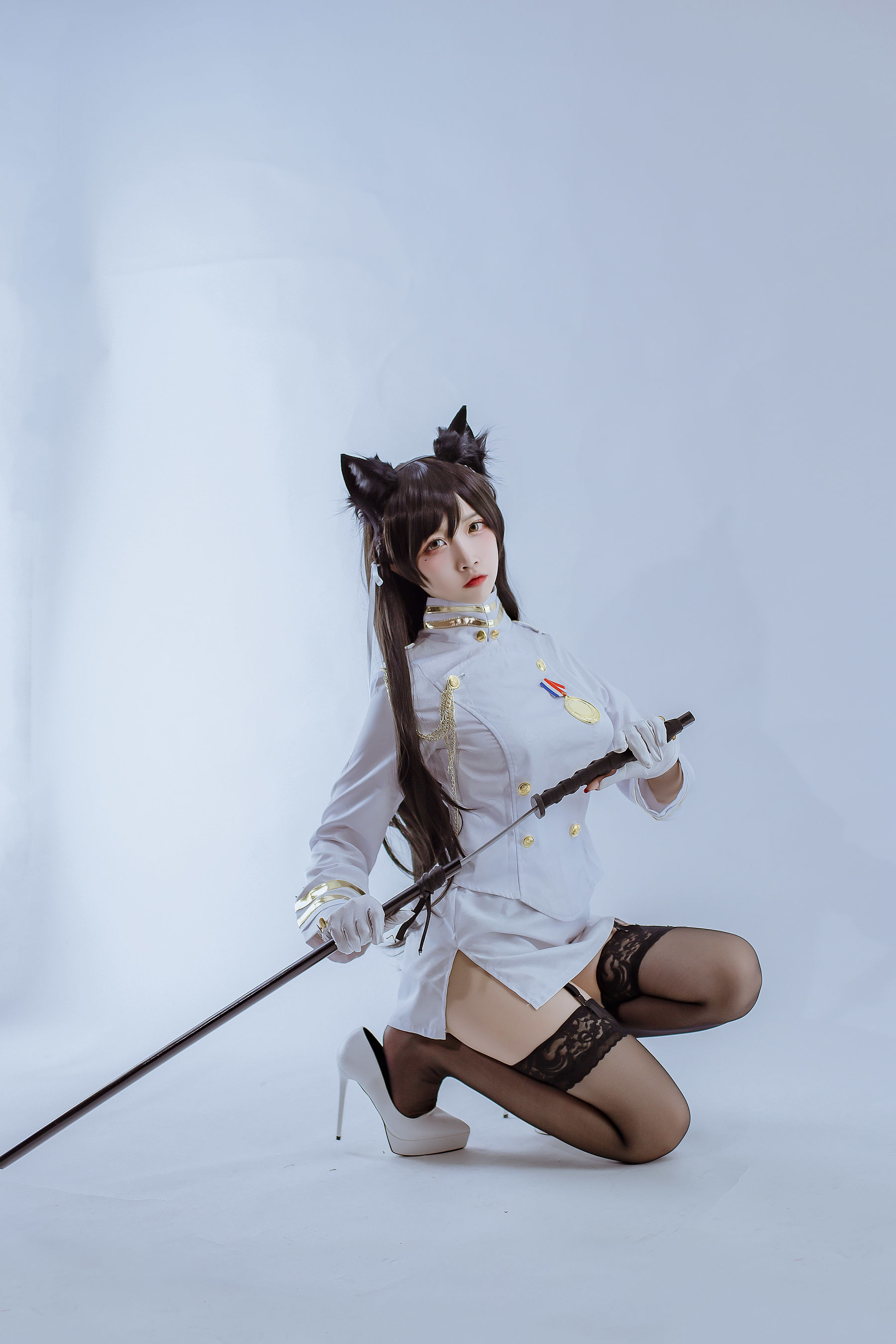 人气Coser二佐Nisa - 犬之眷之碧蓝爱宕 军装-图5