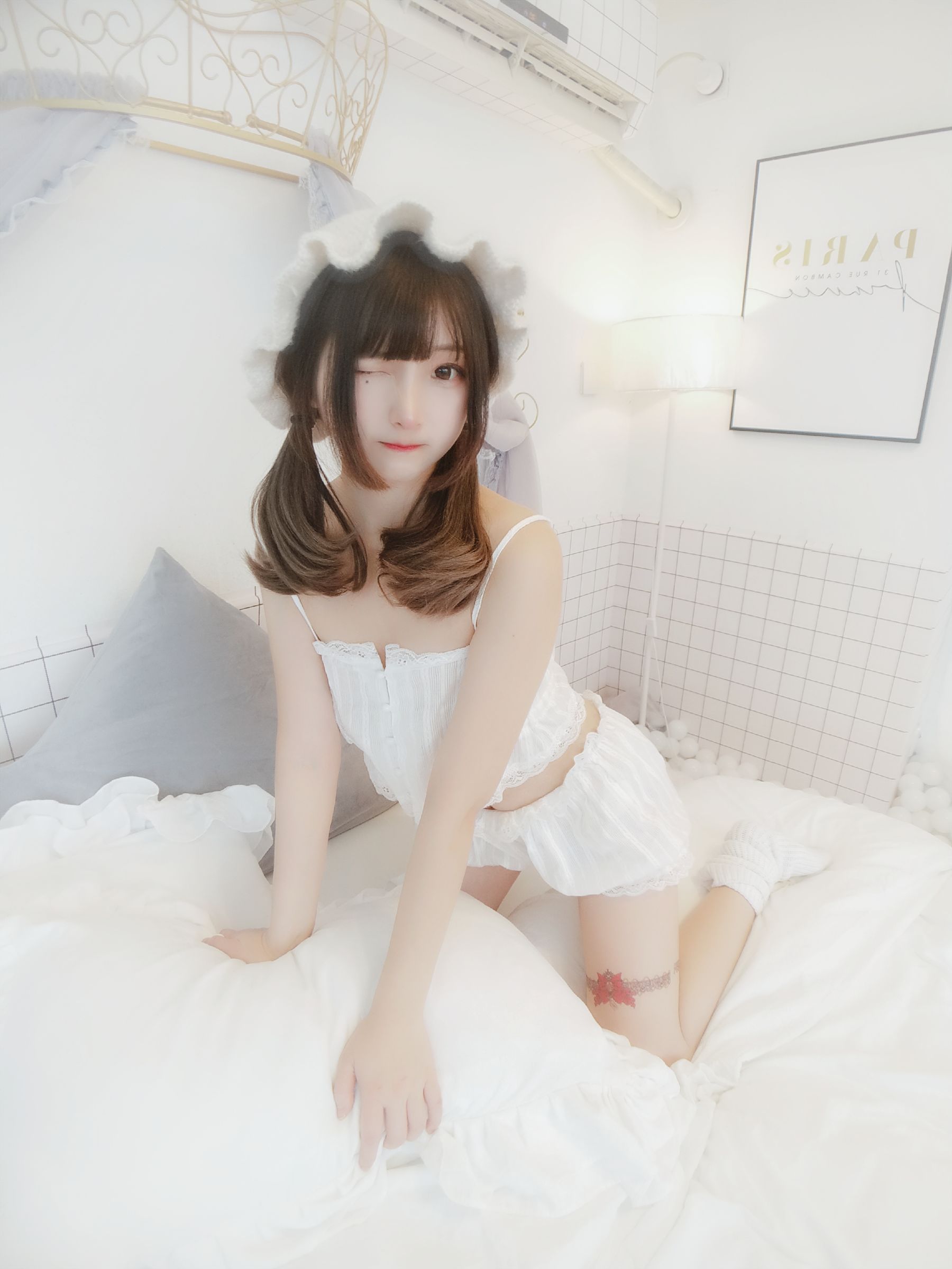 二次元美女古川kagura - 少女睡衣-图0