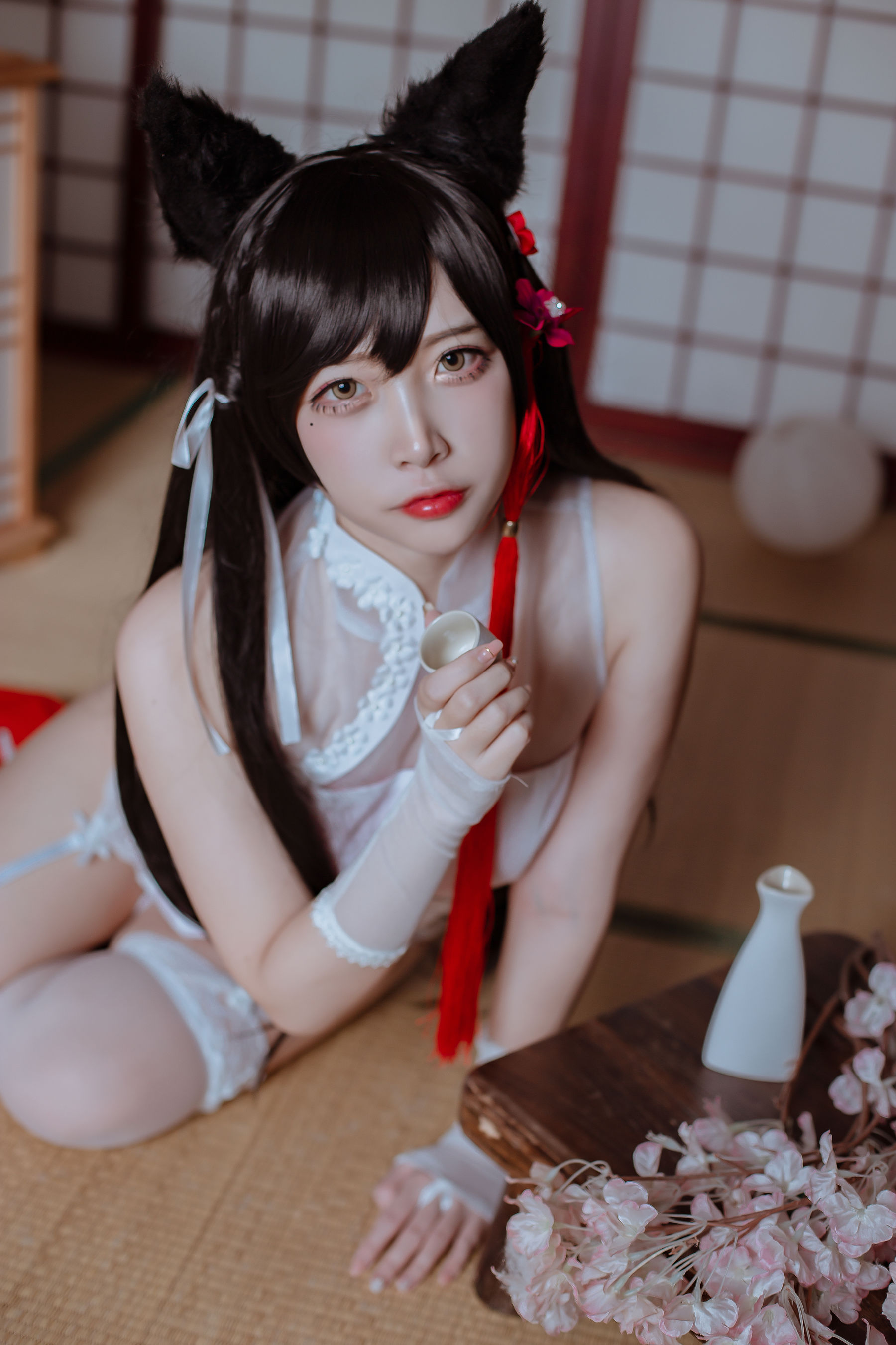 人气Coser二佐Nisa - 犬之眷之碧蓝爱宕 旗袍-图9