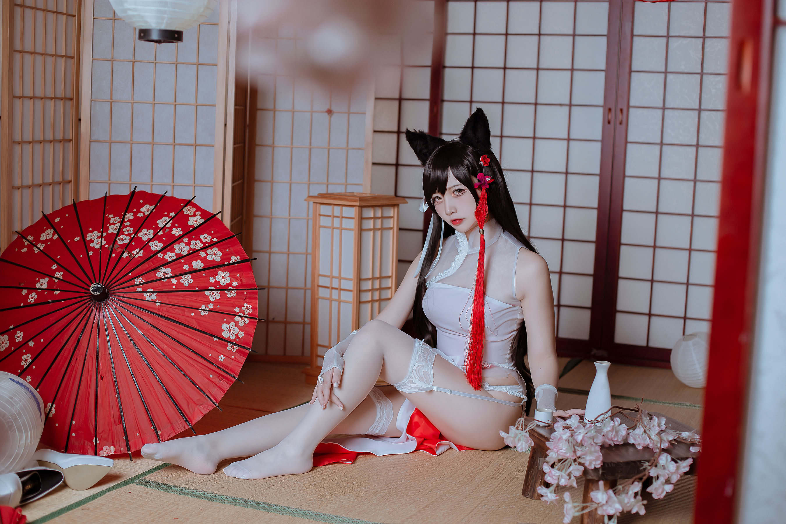 人气Coser二佐Nisa - 犬之眷之碧蓝爱宕 旗袍-图12