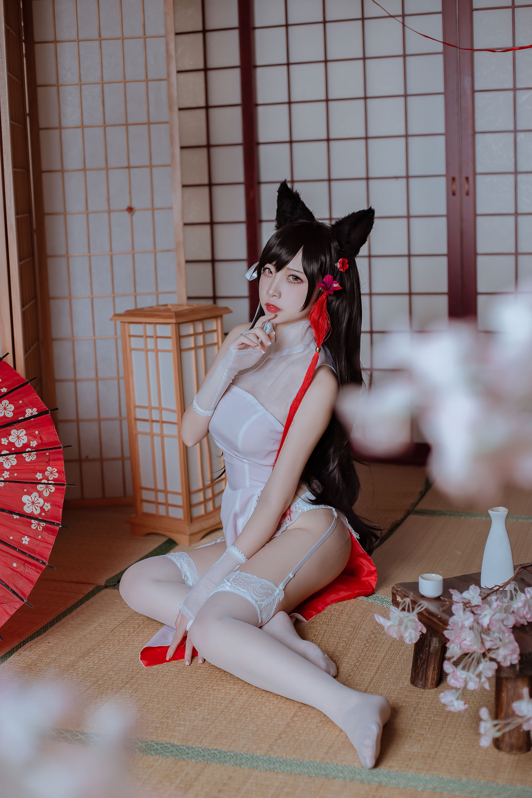 人气Coser二佐Nisa - 犬之眷之碧蓝爱宕 旗袍-图13
