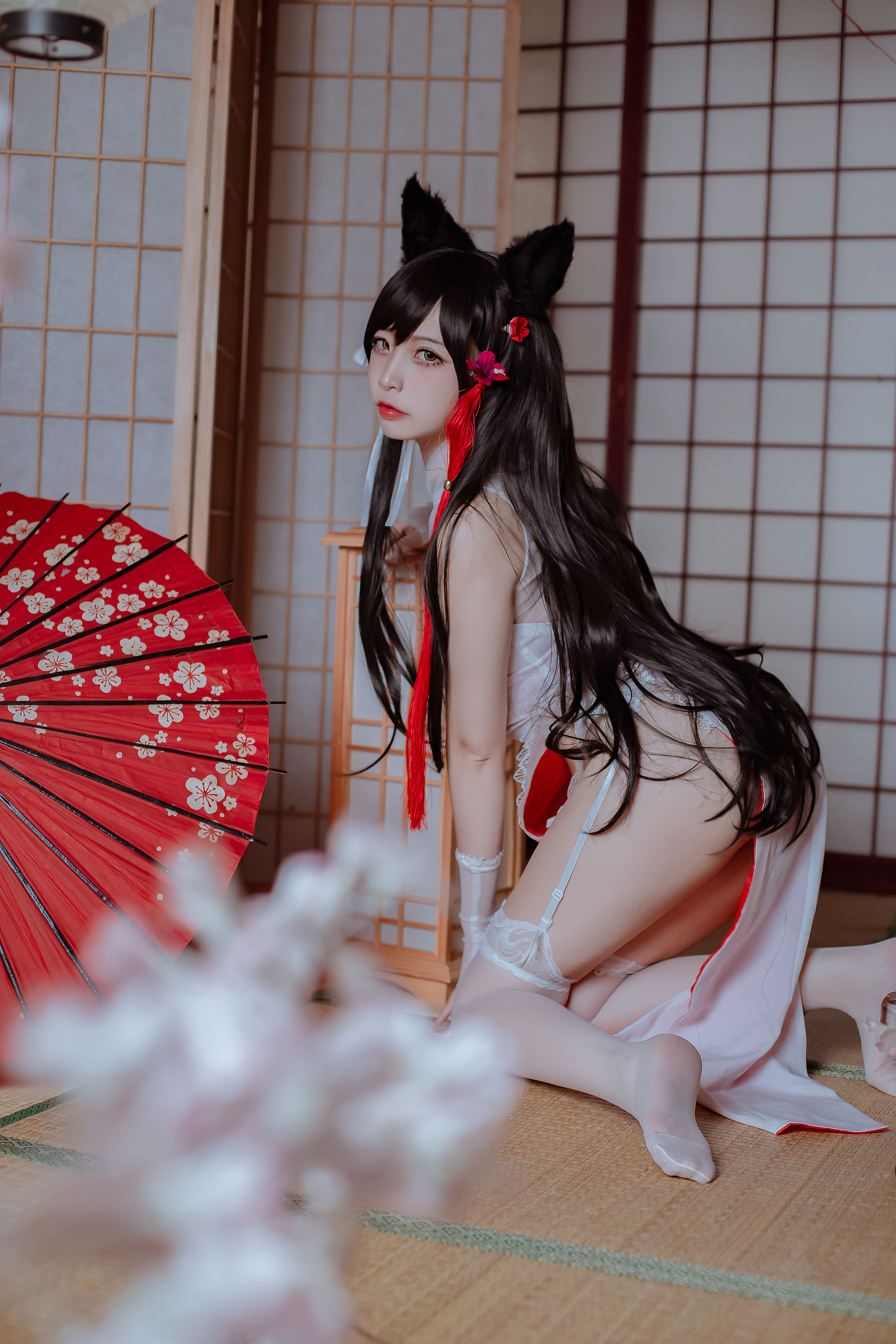 人气Coser二佐Nisa - 犬之眷之碧蓝爱宕 旗袍-图17