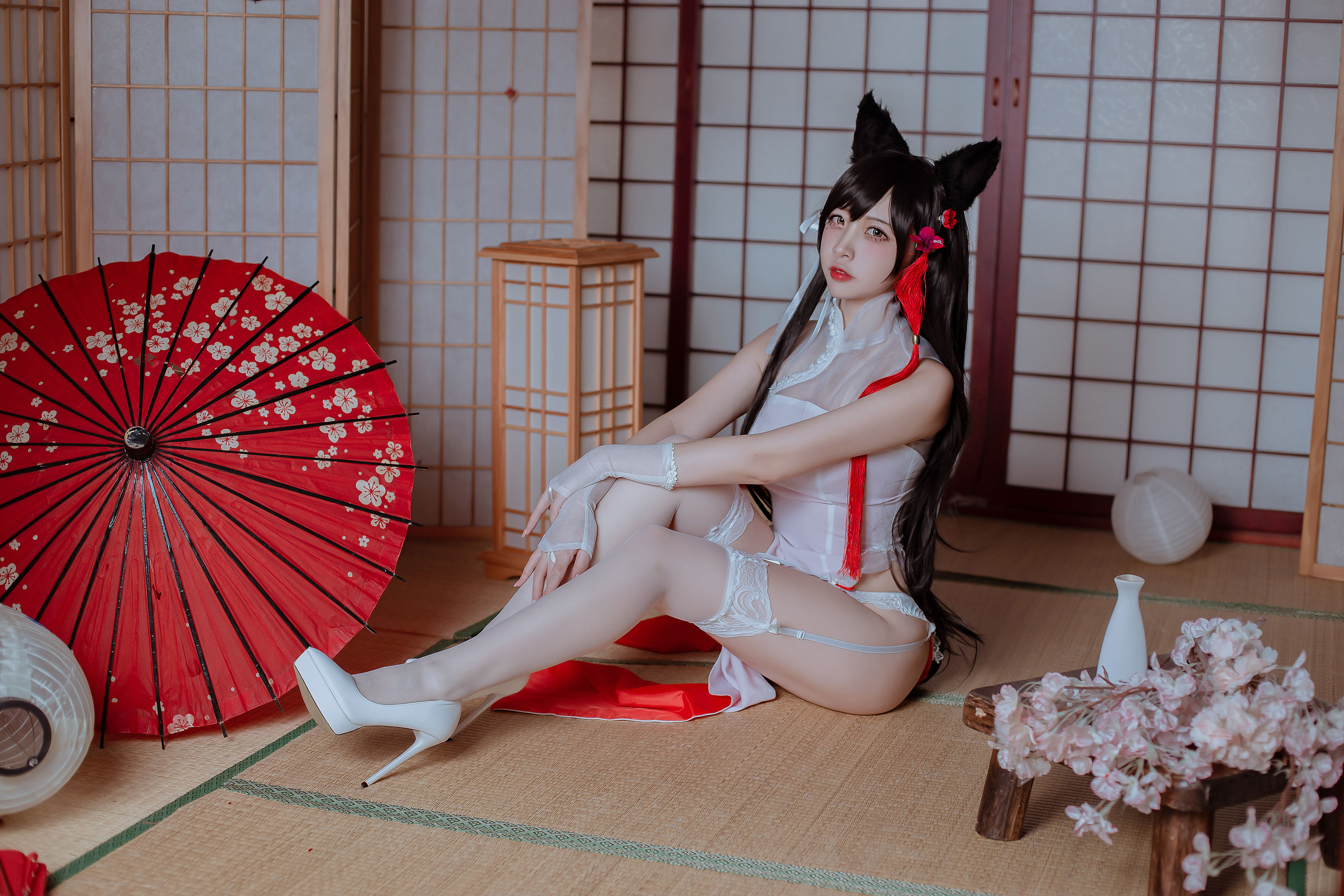 人气Coser二佐Nisa - 犬之眷之碧蓝爱宕 旗袍-图6