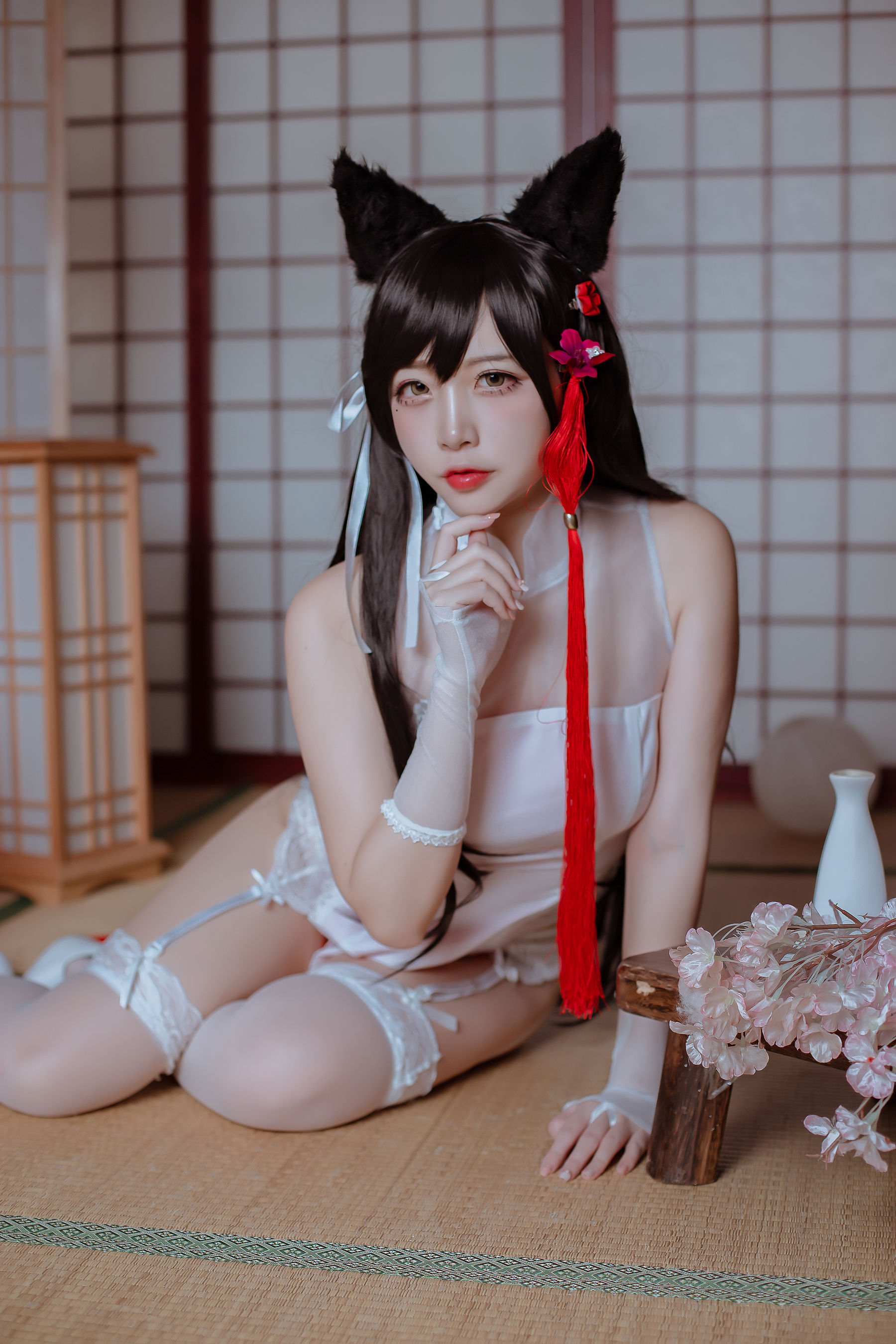 人气Coser二佐Nisa - 犬之眷之碧蓝爱宕 旗袍-图8