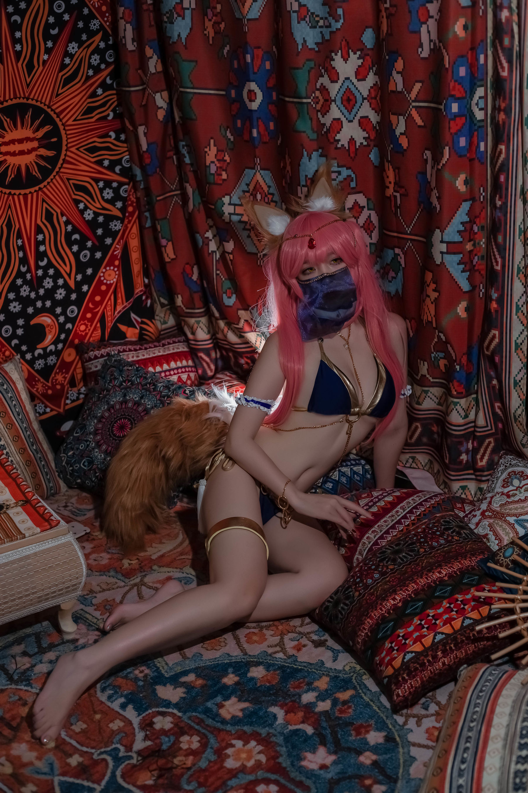 人气Coser二佐Nisa - 玉藻前舞娘-图15