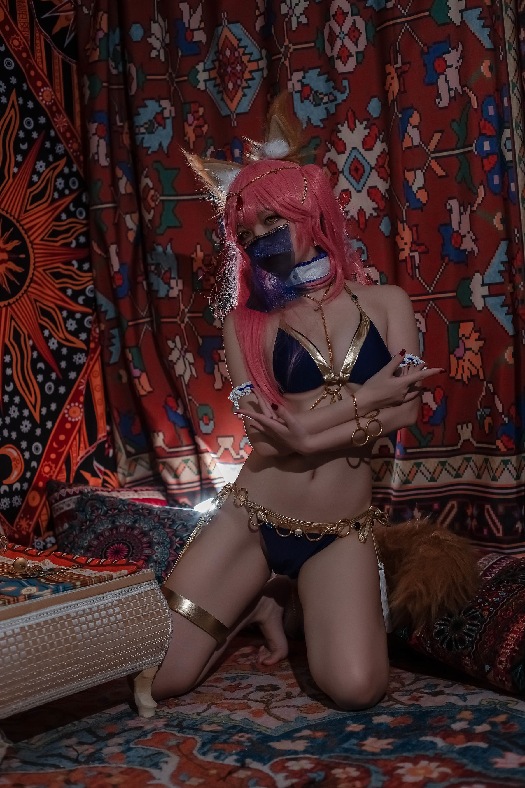 人气Coser二佐Nisa - 玉藻前舞娘-图8
