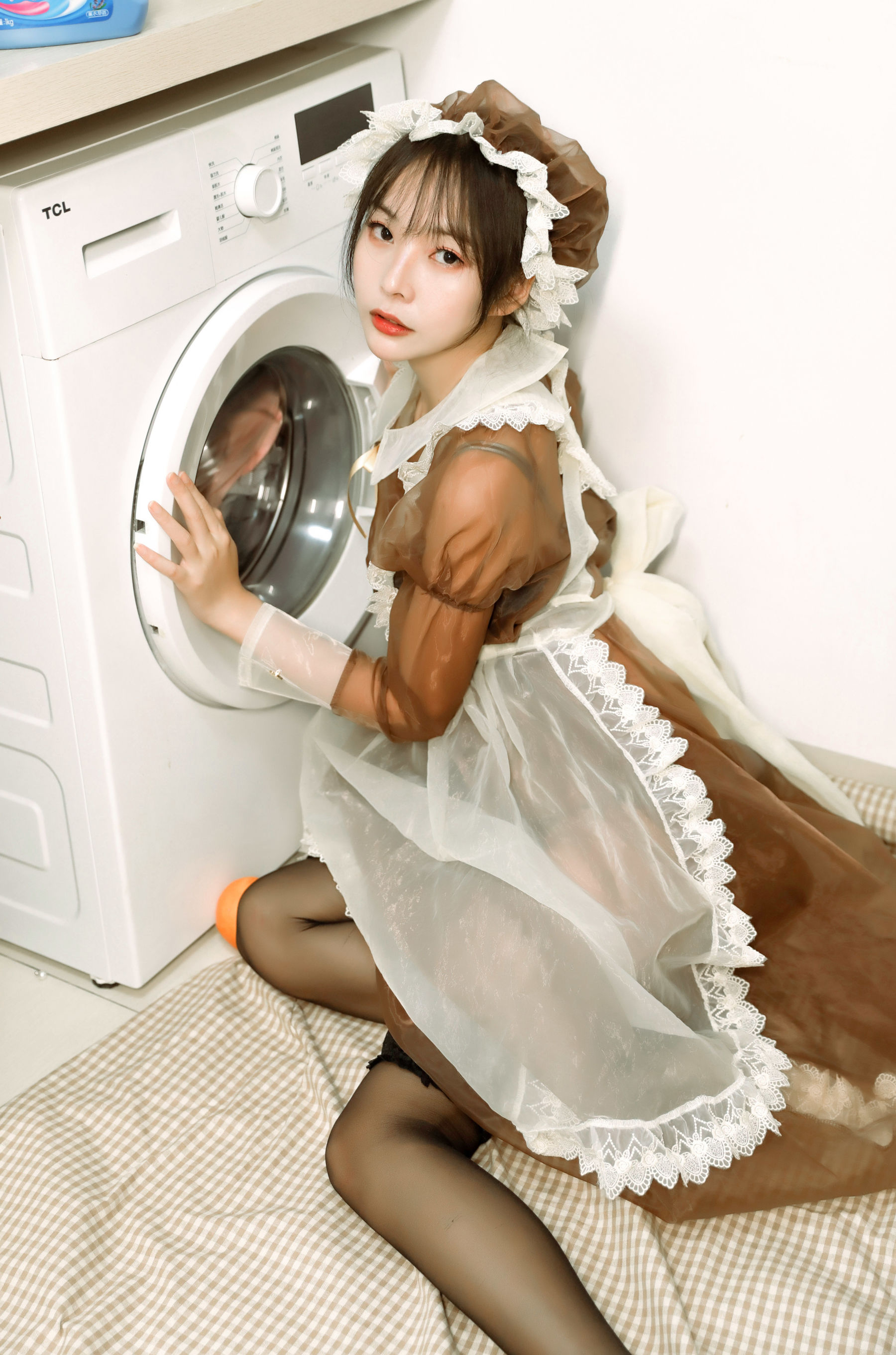 苏嫣嫣阿姨 - 可爱女仆装-图3