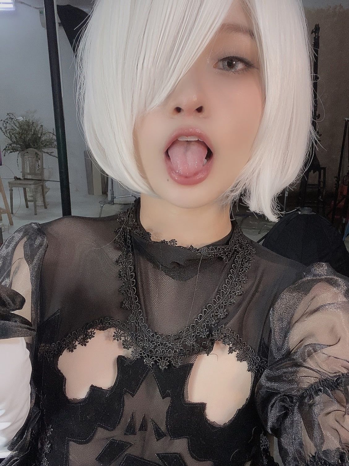 Azami福利 - 2B Black Dress-图16