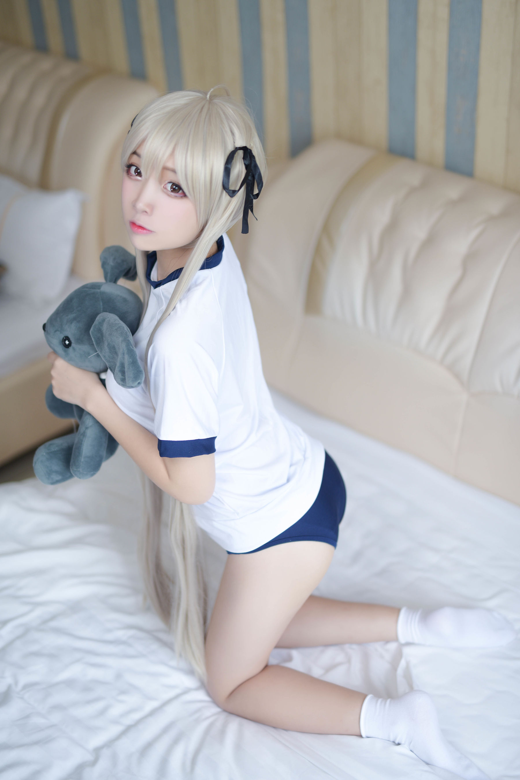 人气Coser二佐Nisa - 穹妹运动服-图10