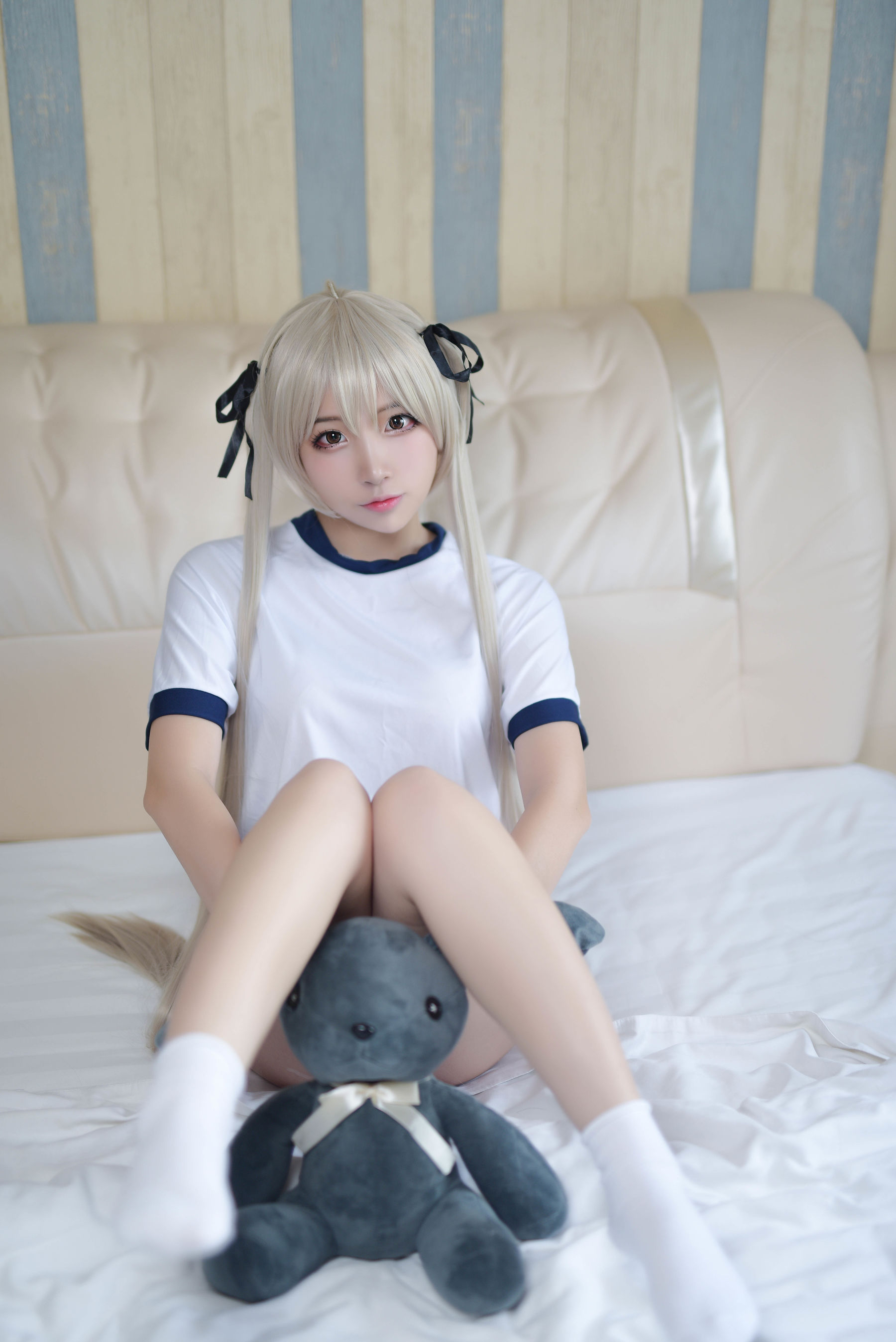 人气Coser二佐Nisa - 穹妹运动服-图17