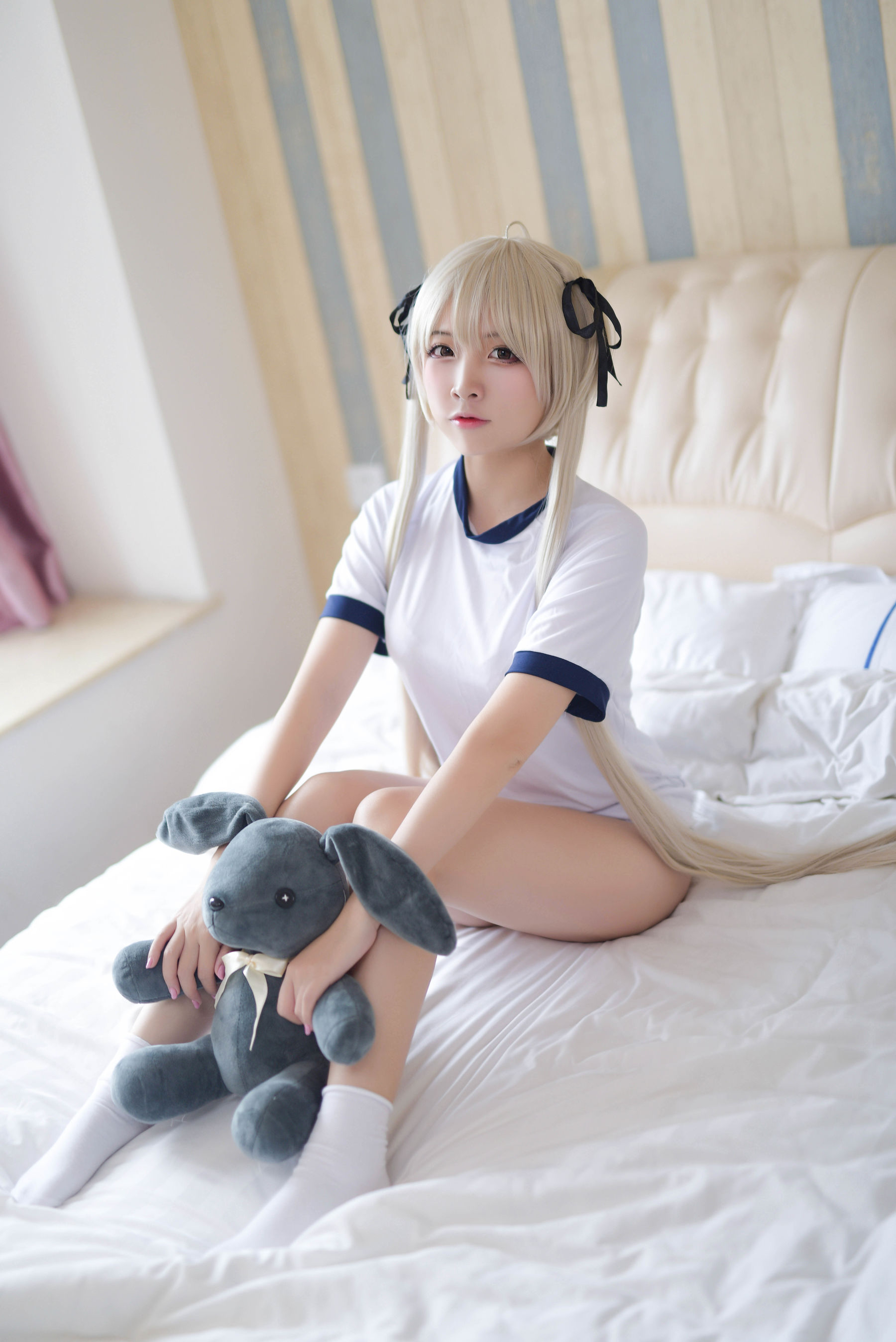 人气Coser二佐Nisa - 穹妹运动服-图1