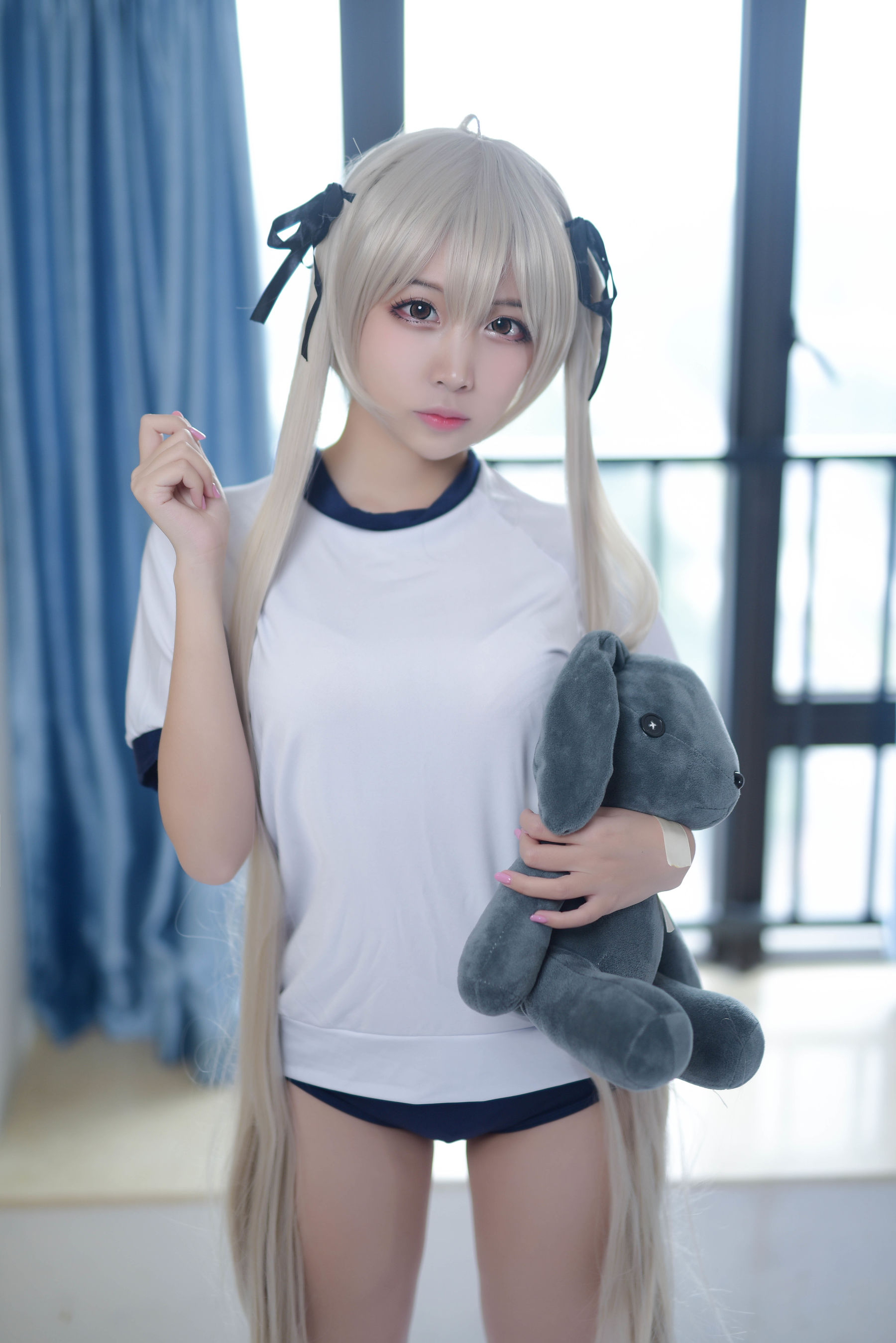 人气Coser二佐Nisa - 穹妹运动服-图27